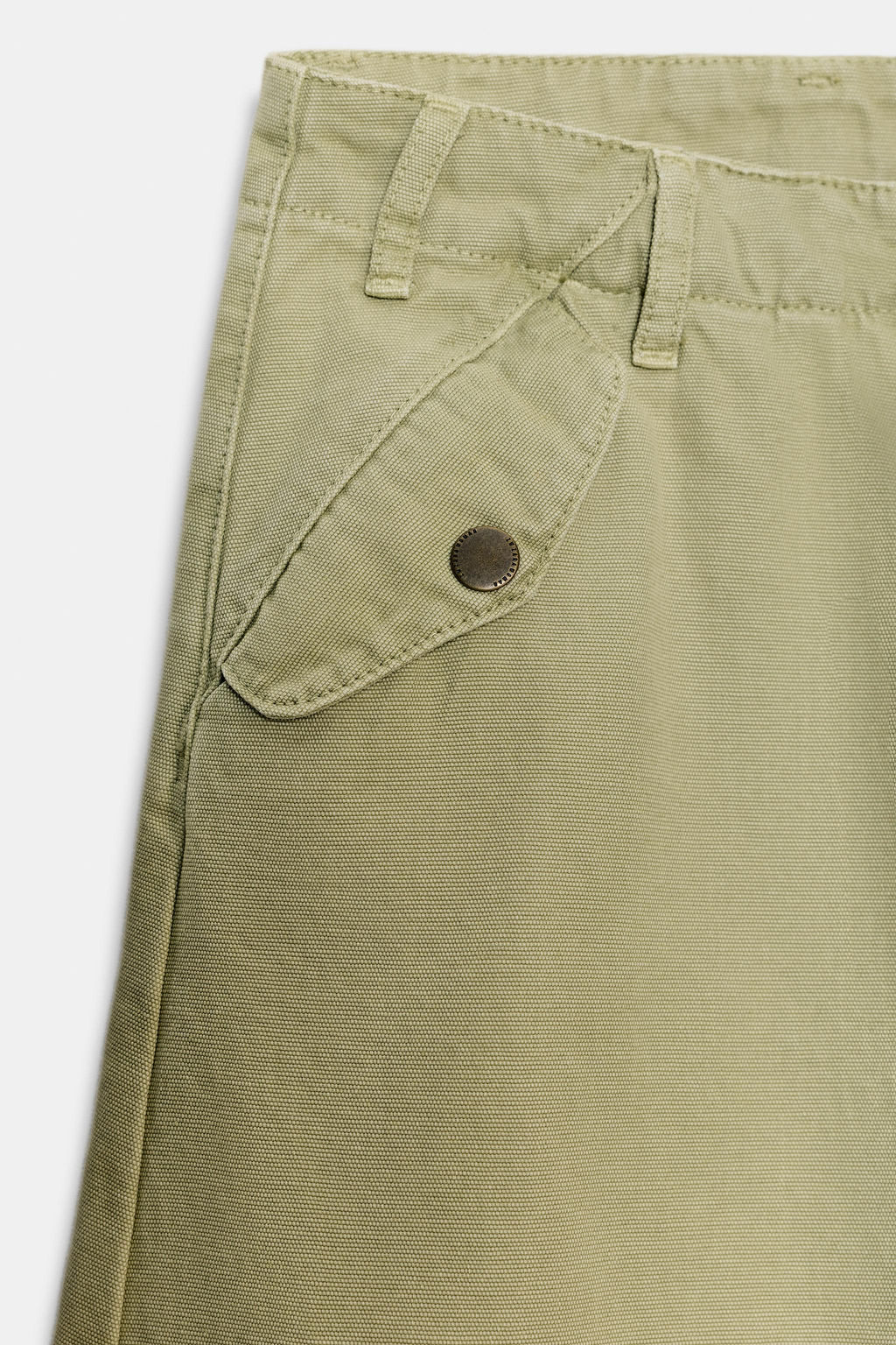 PANTAL?N CARGO ZW COLLECTION / Khaki claro - Zara фото 8
