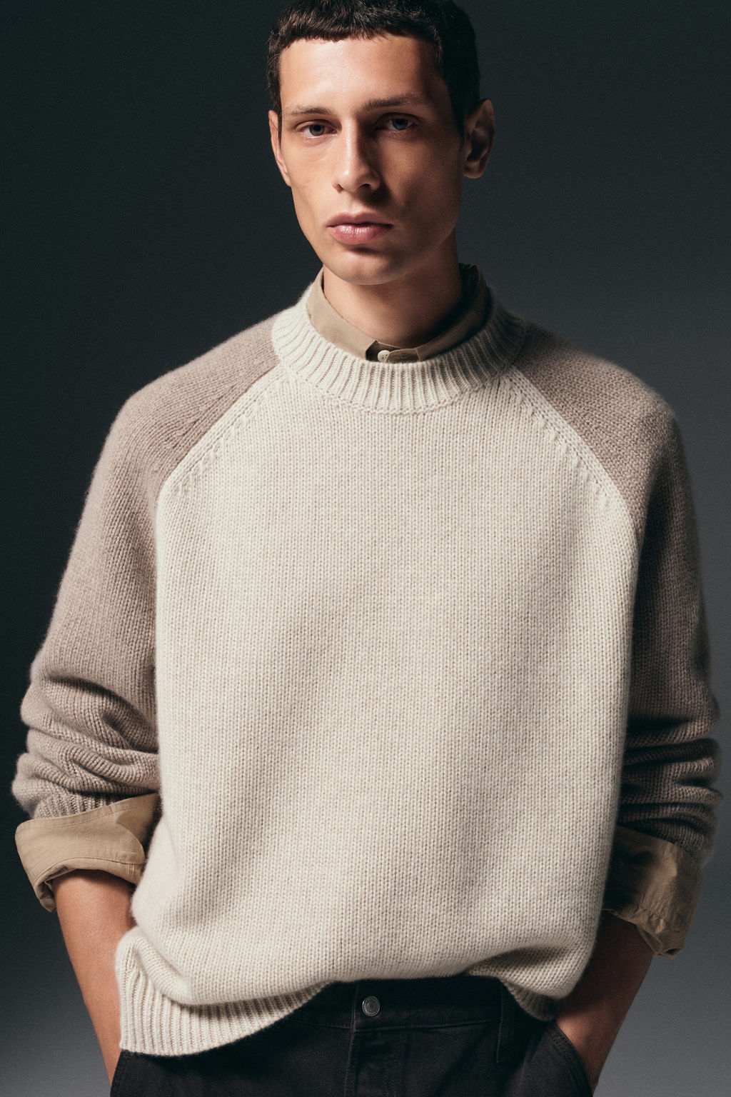 JERSEY CASHMERE EN BLOQUES DE COLOR - H&m фото 5