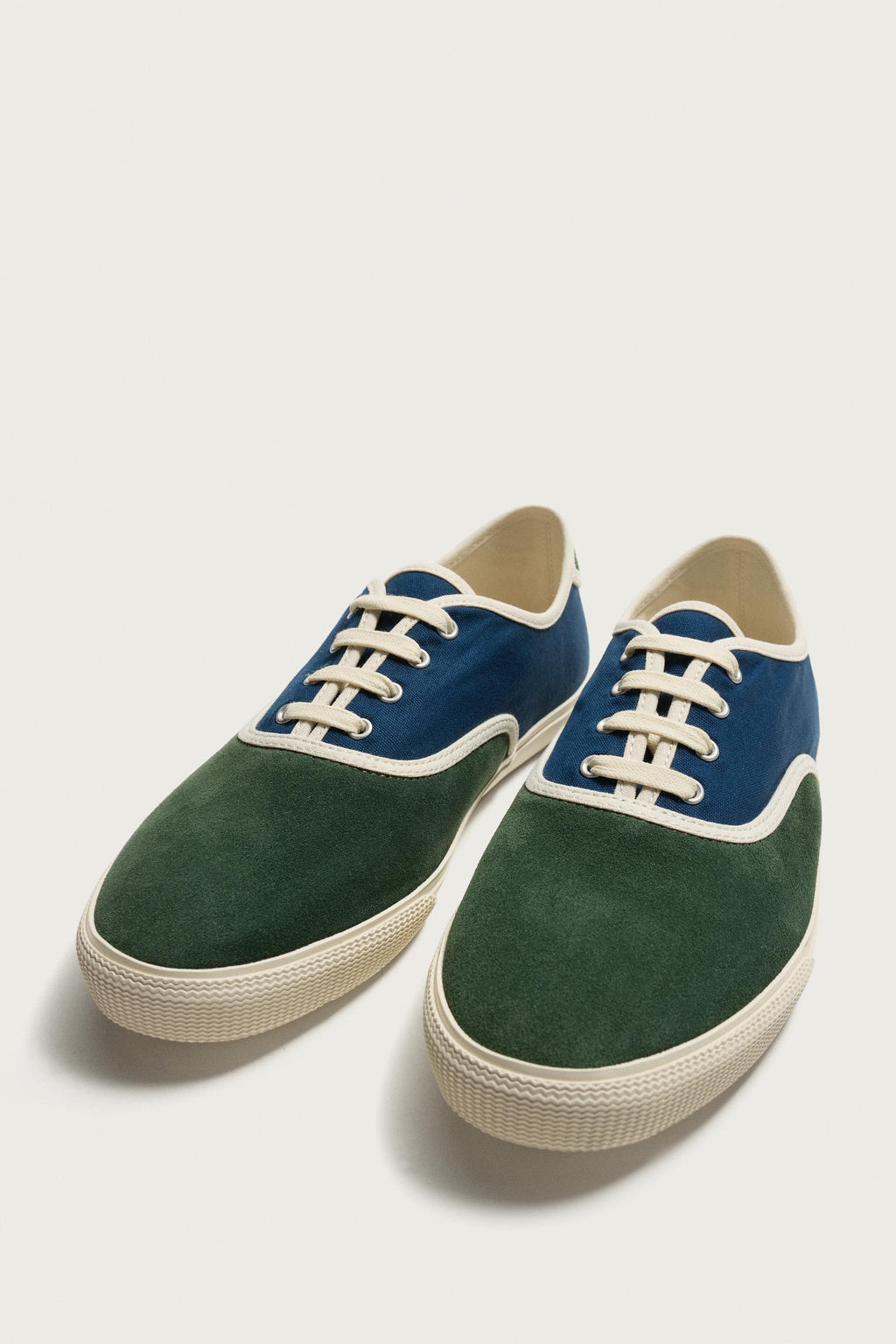ZAPATILLA COMBINADA PIEL / Verde - Zara фото 5