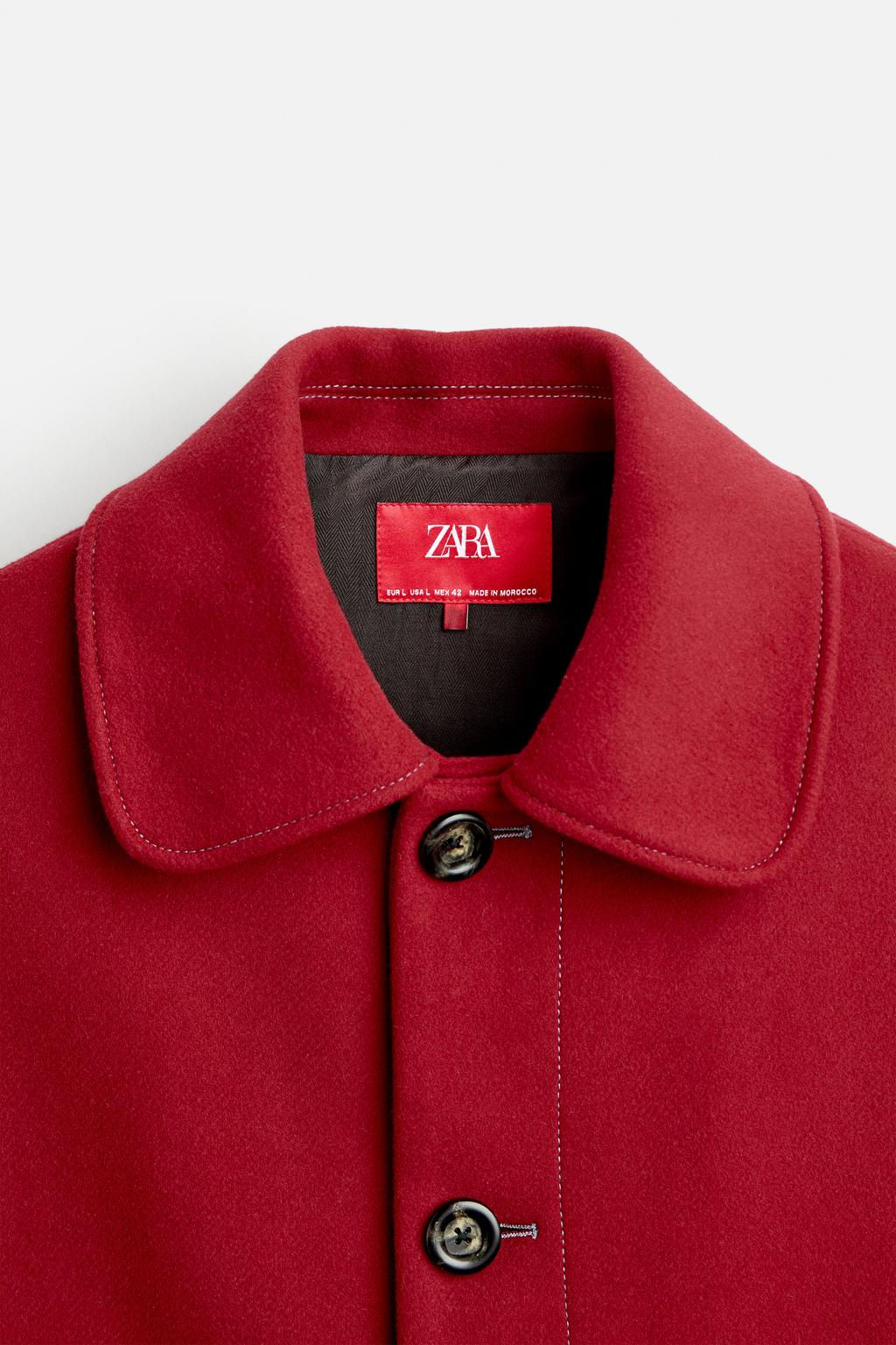 TOPSTITCHED CLOTH JACKET X HARRY LAMBERT - Zara фото 10