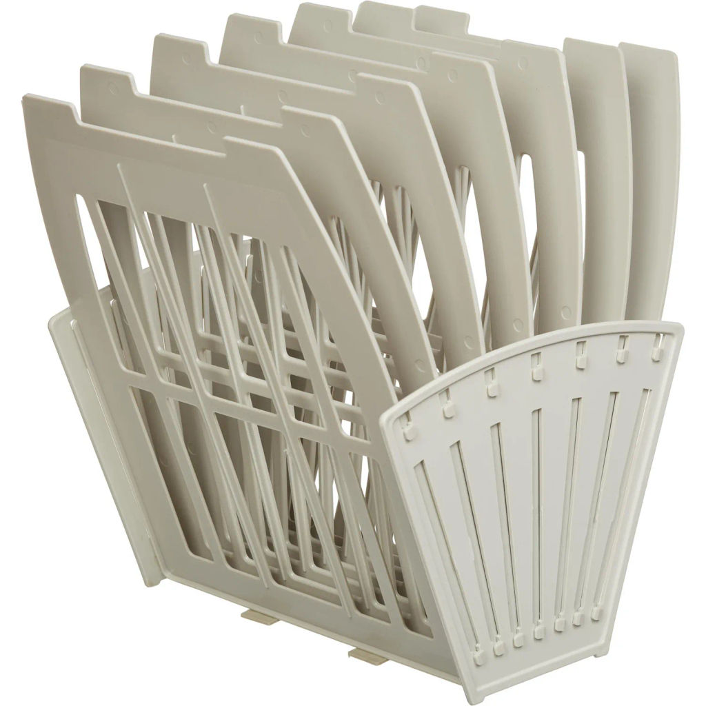 Лоток вертикальный Attache веер 6отделений 7секций серый  фото 2