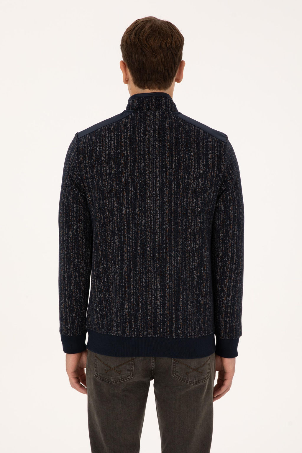 Erkek Regular Fit Bisiklet Yaka Lacivert Sweatshirt - U.s. polo assn фото 5