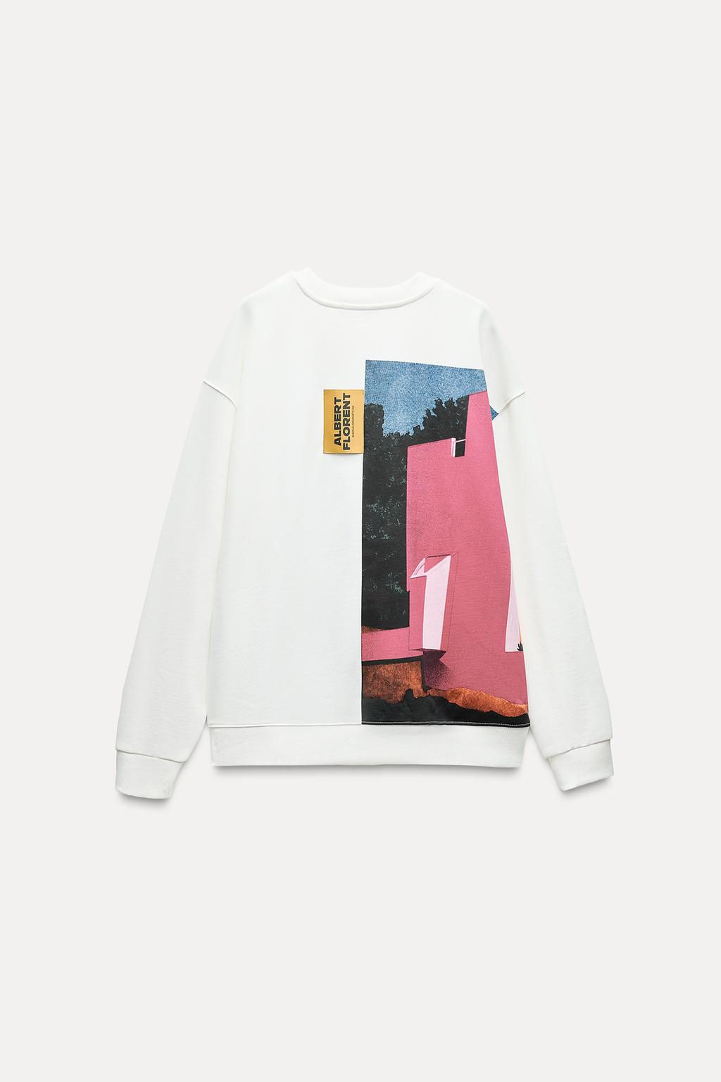 ALBERT FLORENT PRINT SWEATSHIRT - Zara фото 8