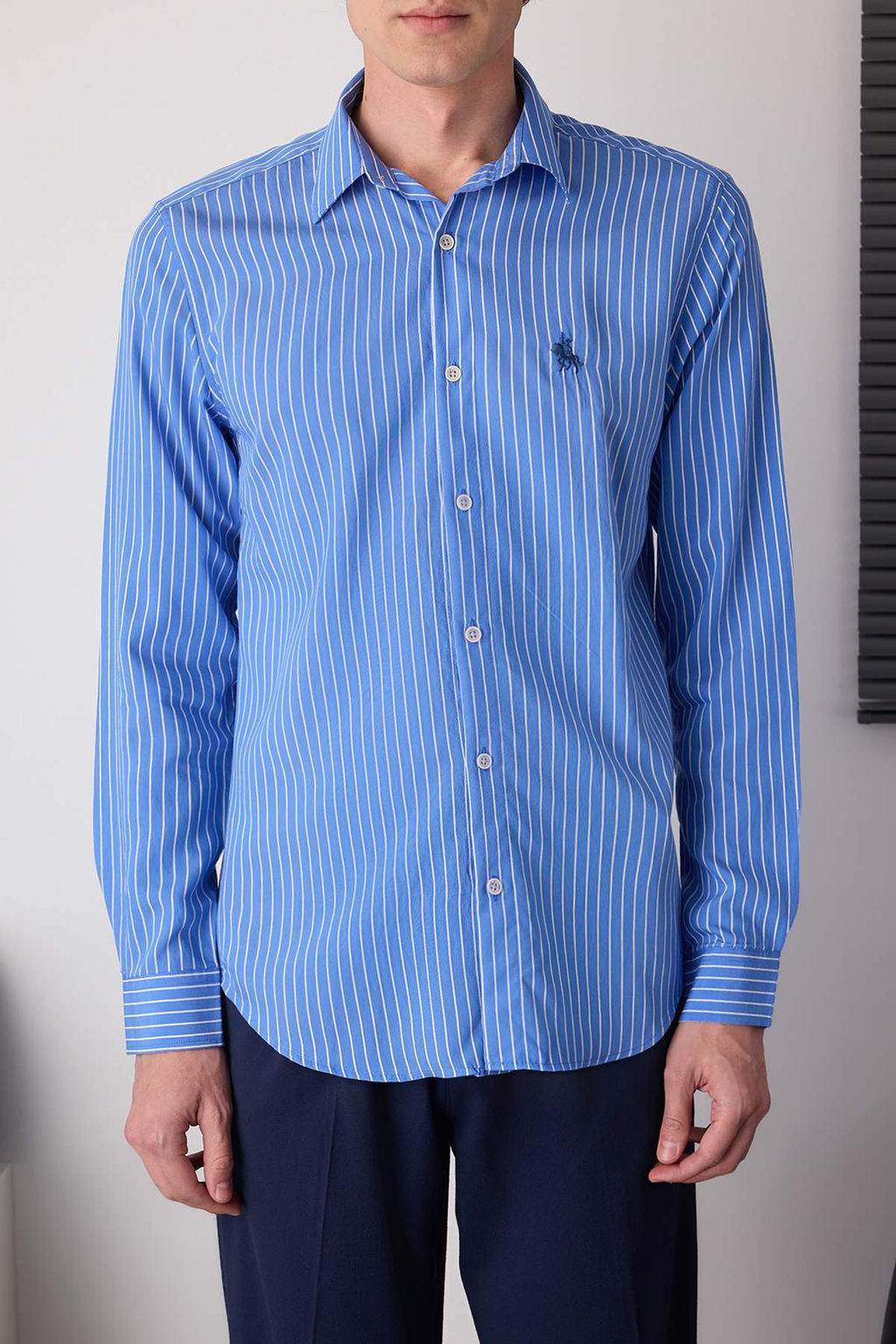 Mavi Fitted Erkek Gomlek TMNAW26GO00005 - Trendyolmilla фото 3