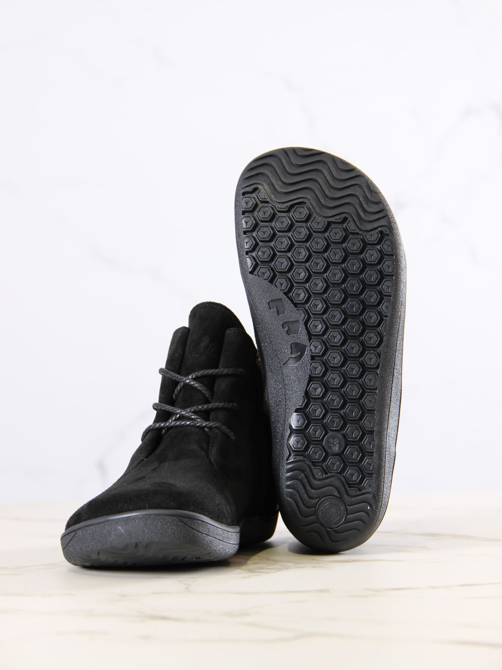 Босоногие ботинки EDART 352.K.NATAbl.Черная замша/кожаная подкладка