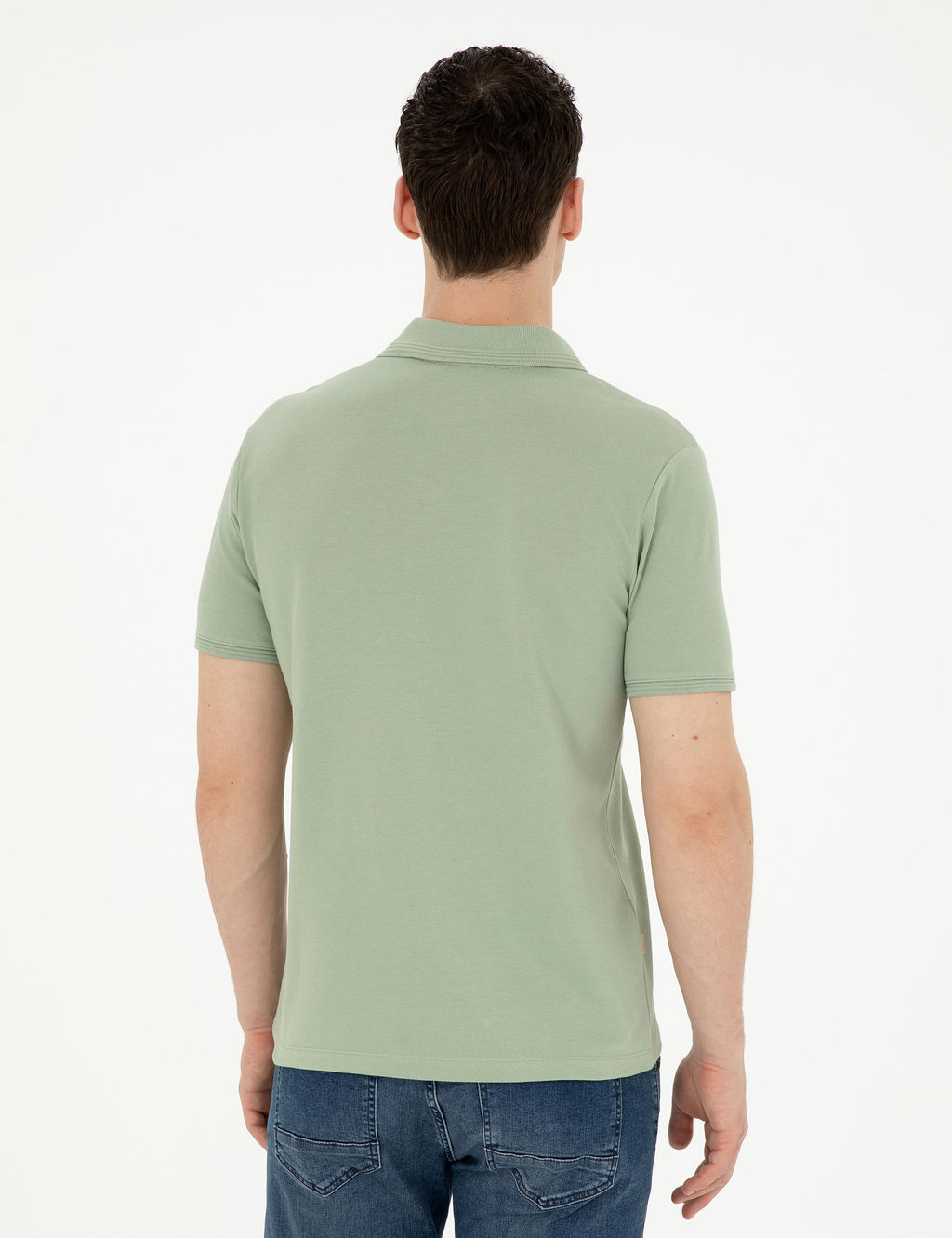Ye_il Slim Fit Basic Ti__rt - Pierre cardin фото 12