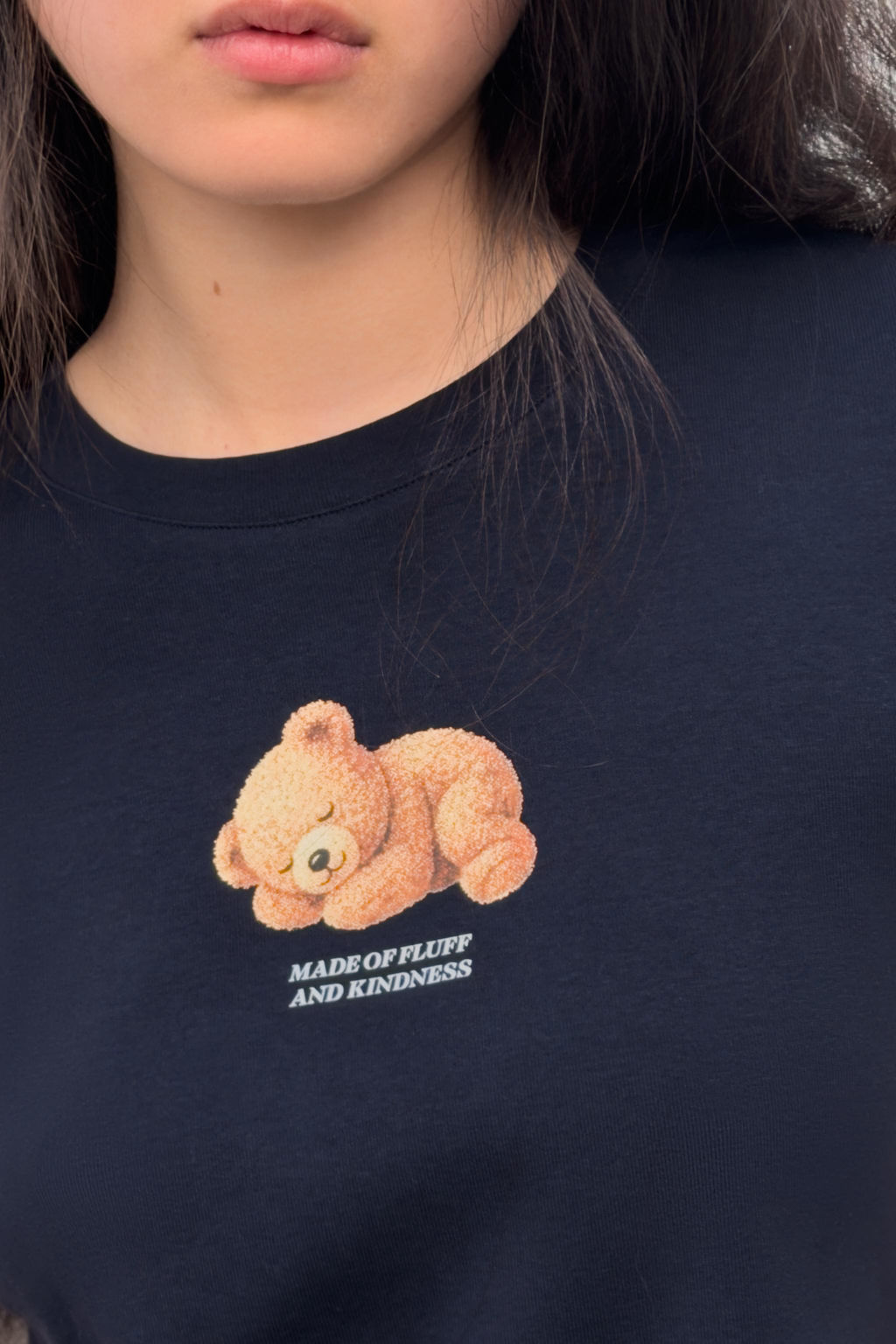 CAMISETA MANGA CORTA OSO / Marino oscuro - Zara фото 3