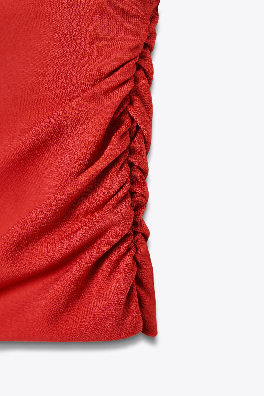DRAPED TOP WITH SHOULDER PADS - Zara фото 6