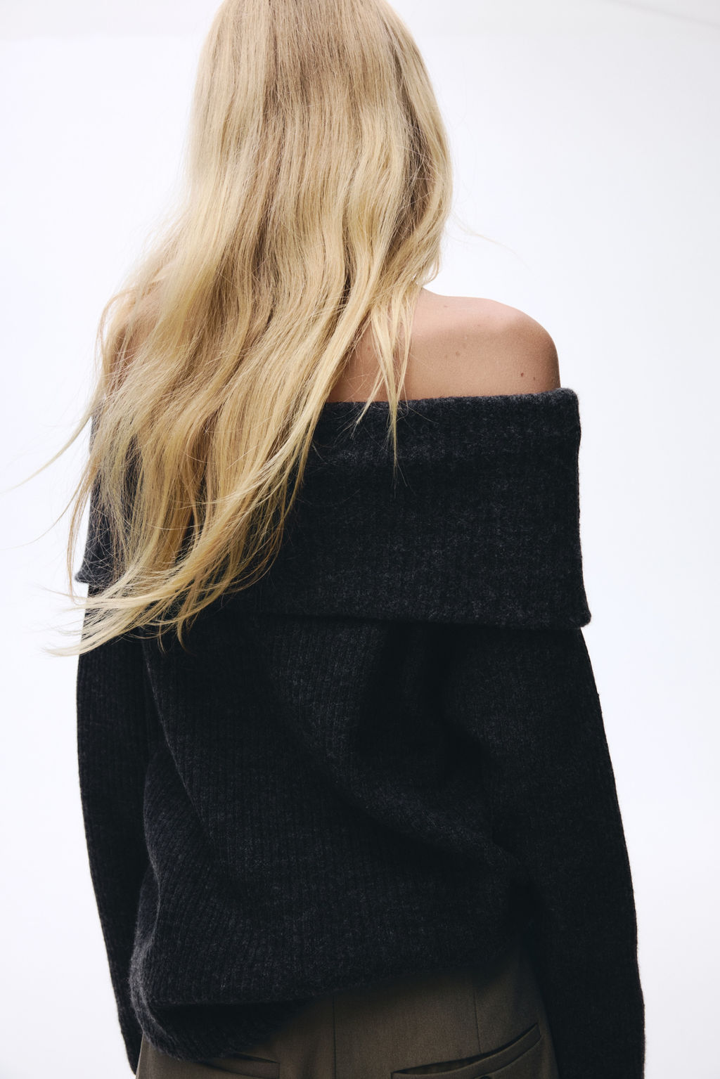 Jersey off-the-shoulder - H&m фото 5