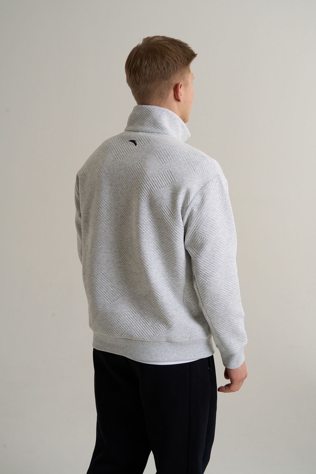 Толстовка half-zip Серый KT Sweatshirt - Anta фото 4