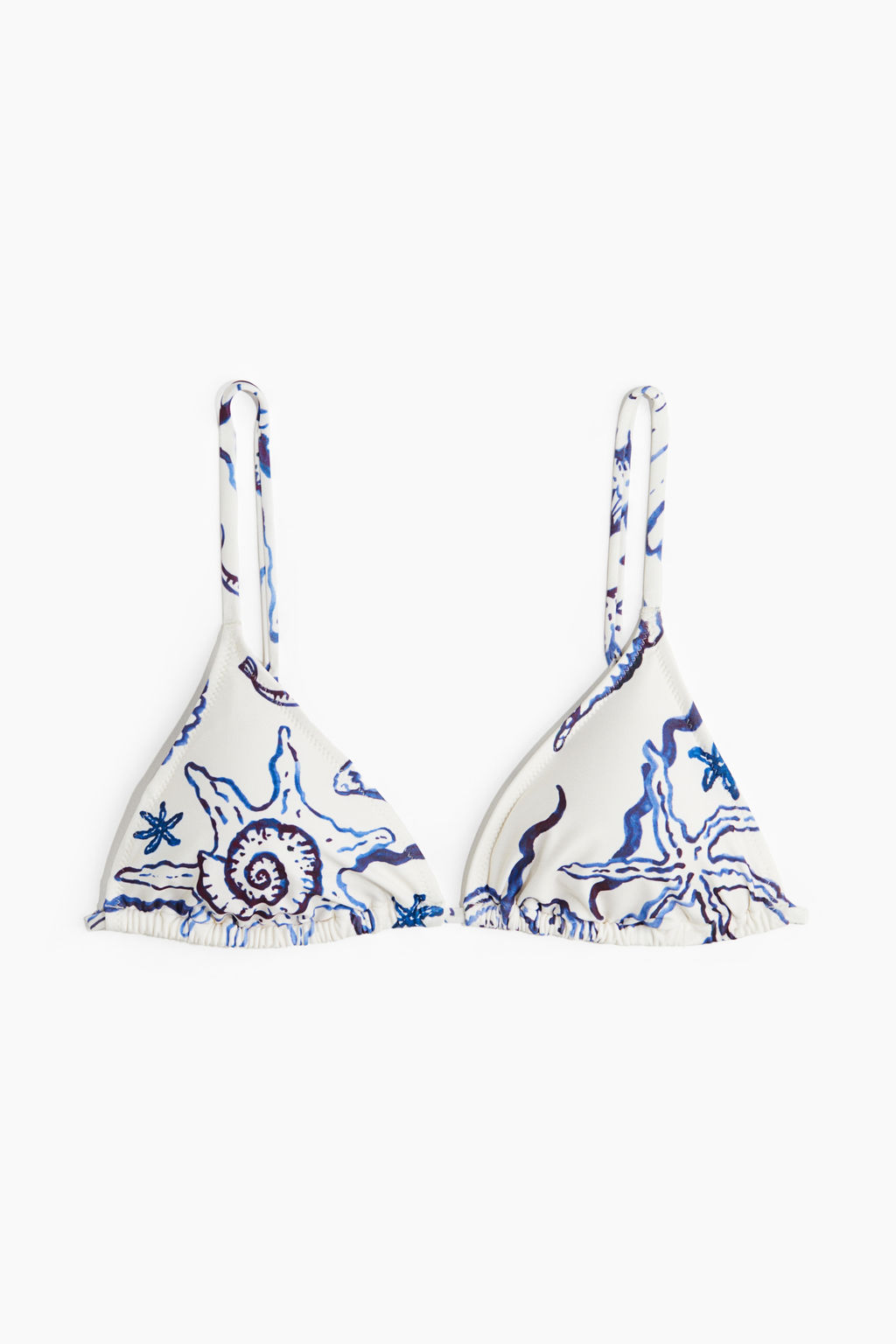 Top de bikini triangular con relleno - H&m фото 4