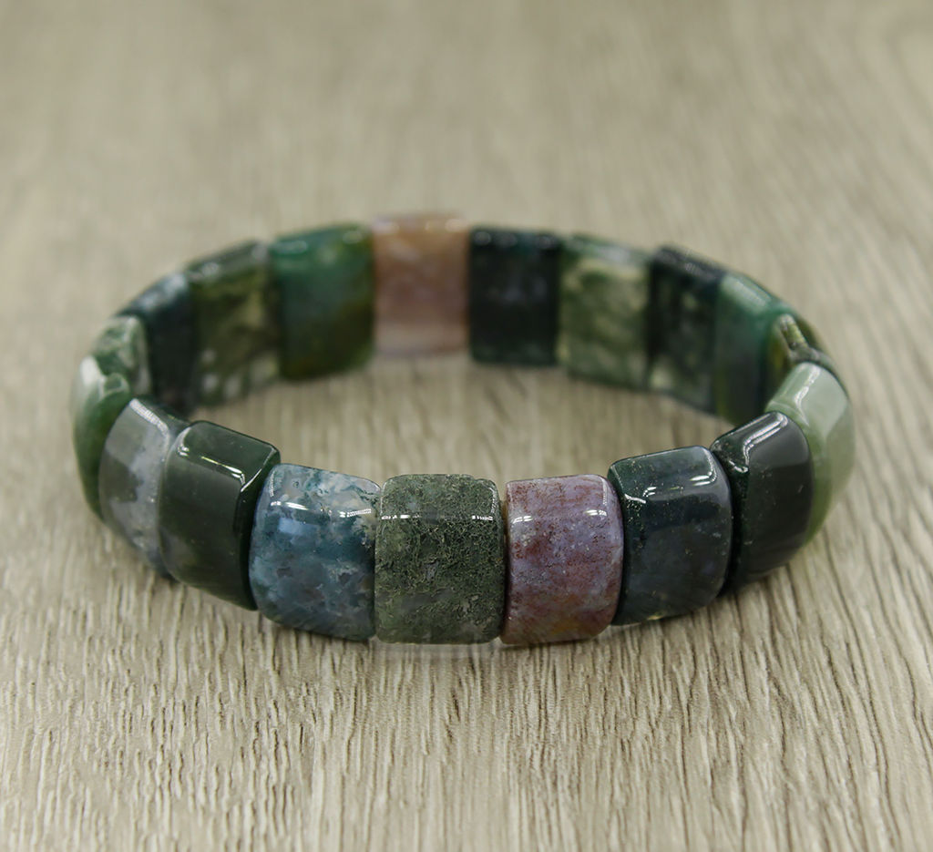 Браслет Ириска яшма зеленая - Agat77 фото 2