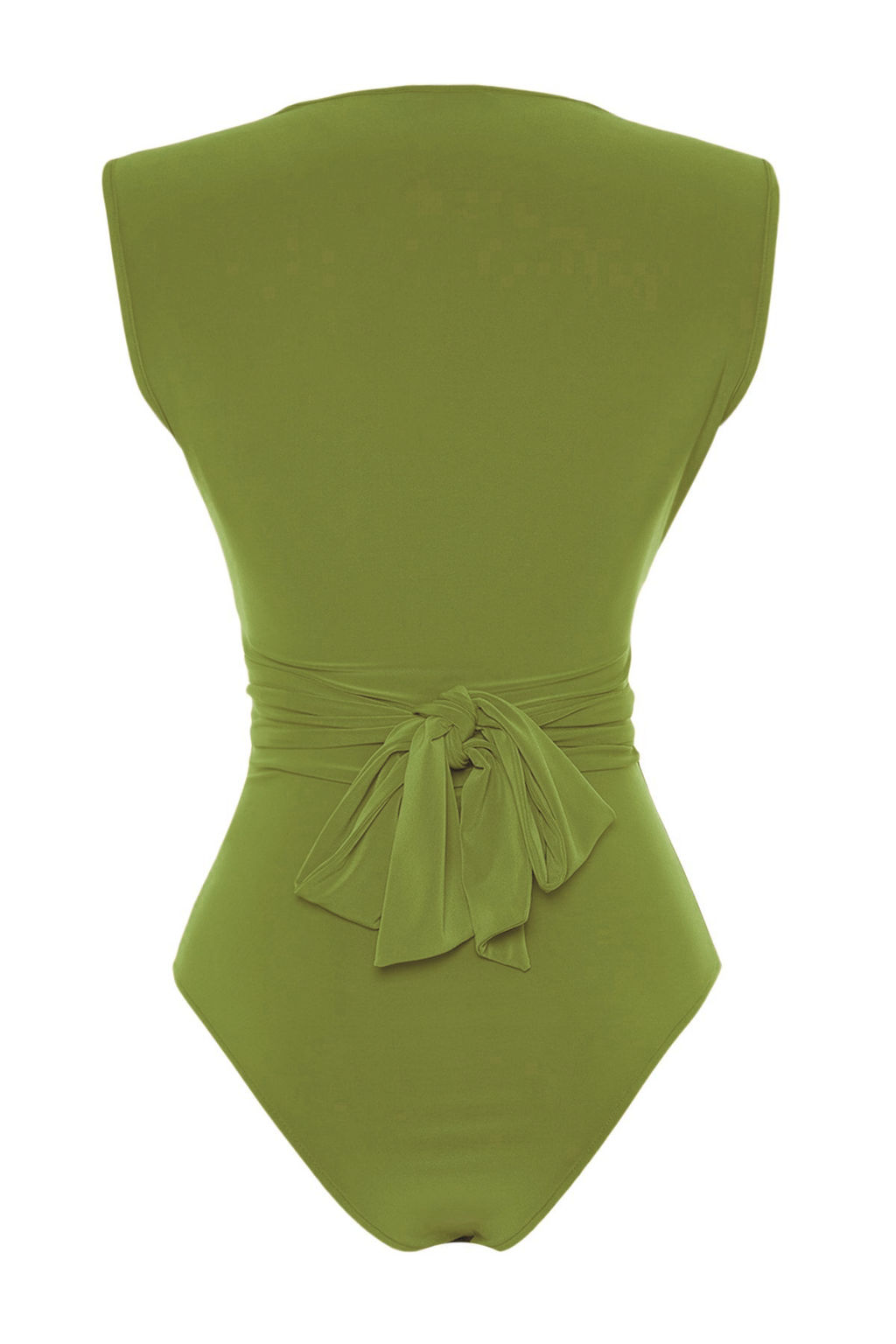 TRENDYOLMILLA Mavi Baglama Detayl? V Yaka Fitted/Vucuda Oturan Esnek C?tc?tl? Orme Body TWOSS23BD00055  фото 50