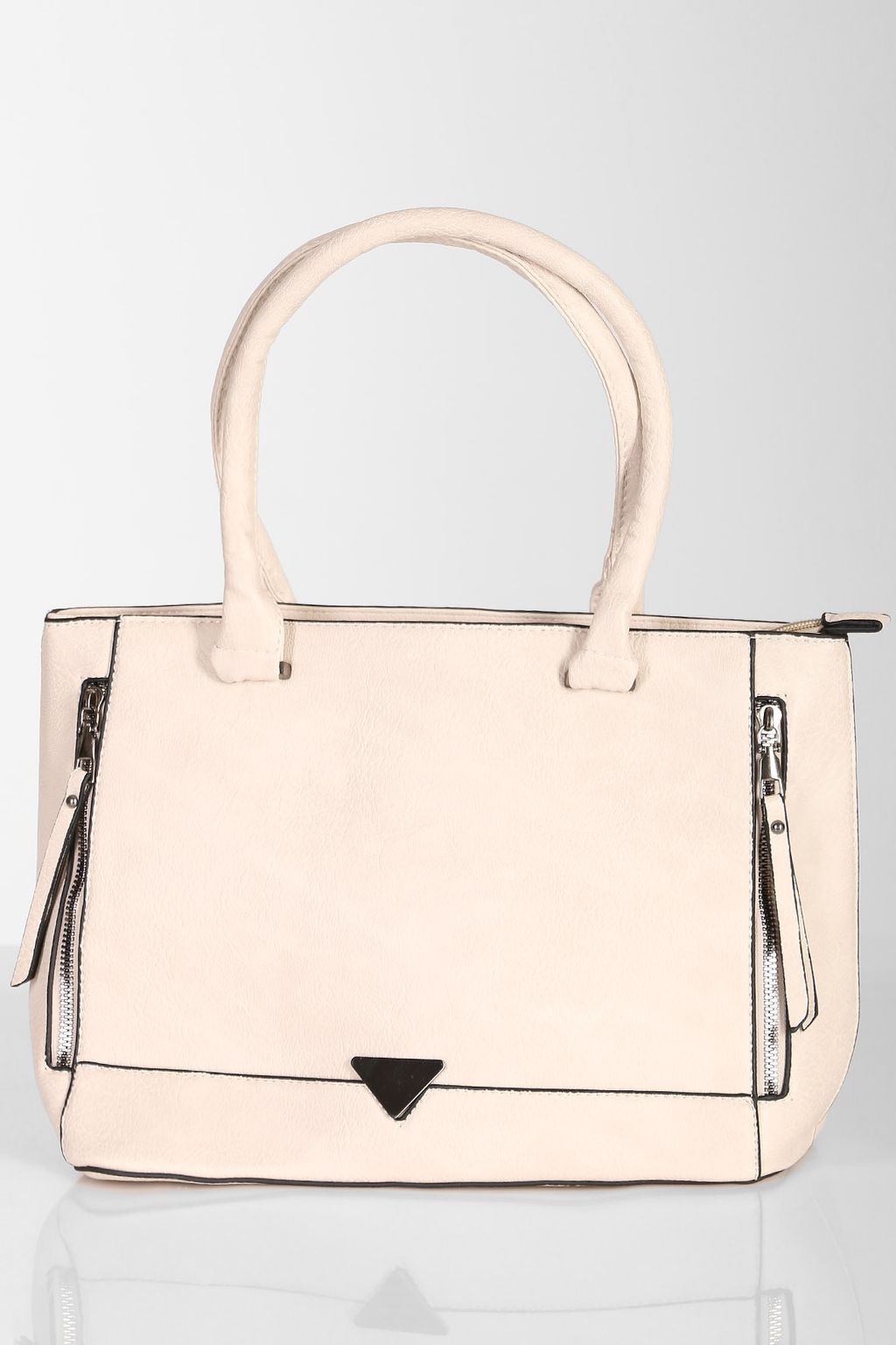 Сумка с короткой ручкой из экокожи