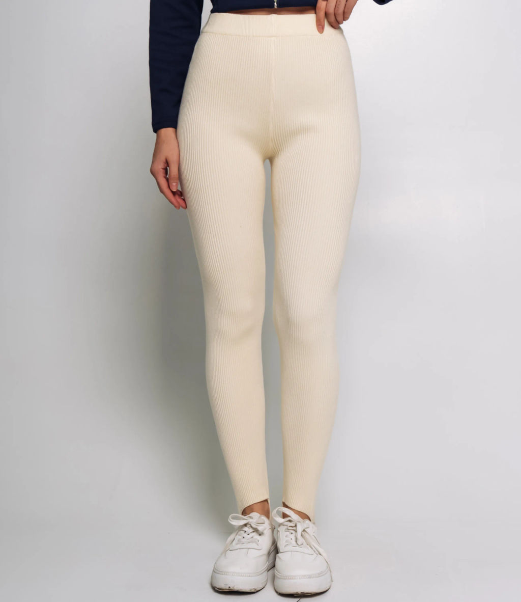 Леггинсы #КТ7002 (1), кремовый - Dommod фото 2