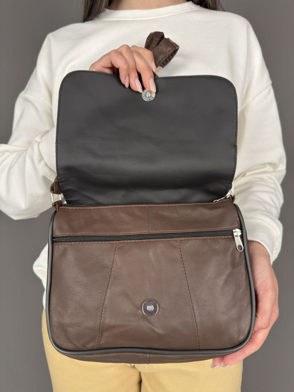 Сумка женская из телячьей кожи