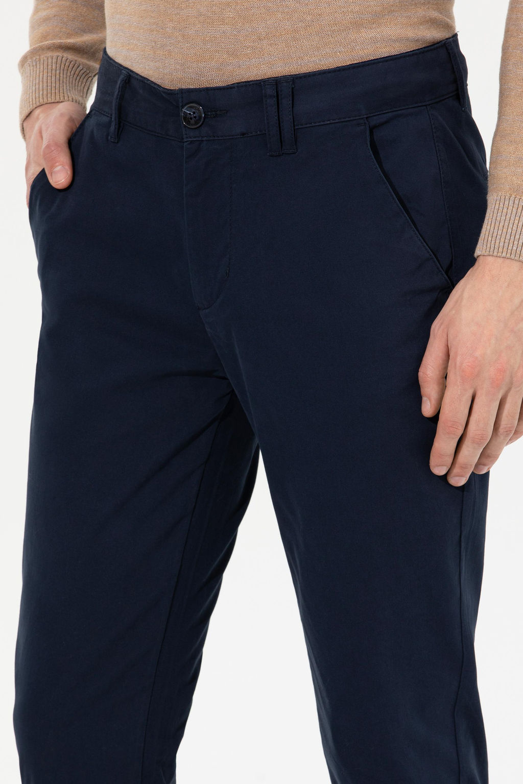 Мужские темно-синие брюки из плотной ткани Неожиданная скидка в корзине - U.s. polo assn фото 5