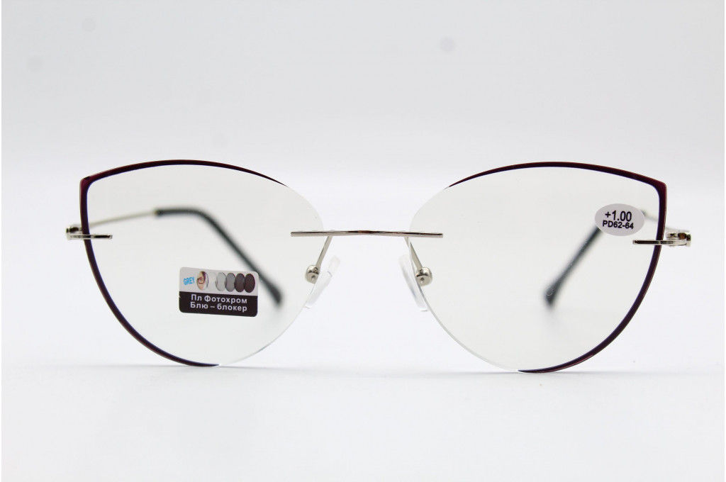 Готовые очки GLODIATR 2560 54-18-142 (фотохром+блюблокер)