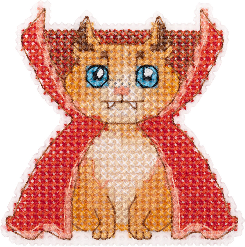 Klart набор для вышивания 8-556 Магниты. Кошачий карнавал 7.5 х 6 см