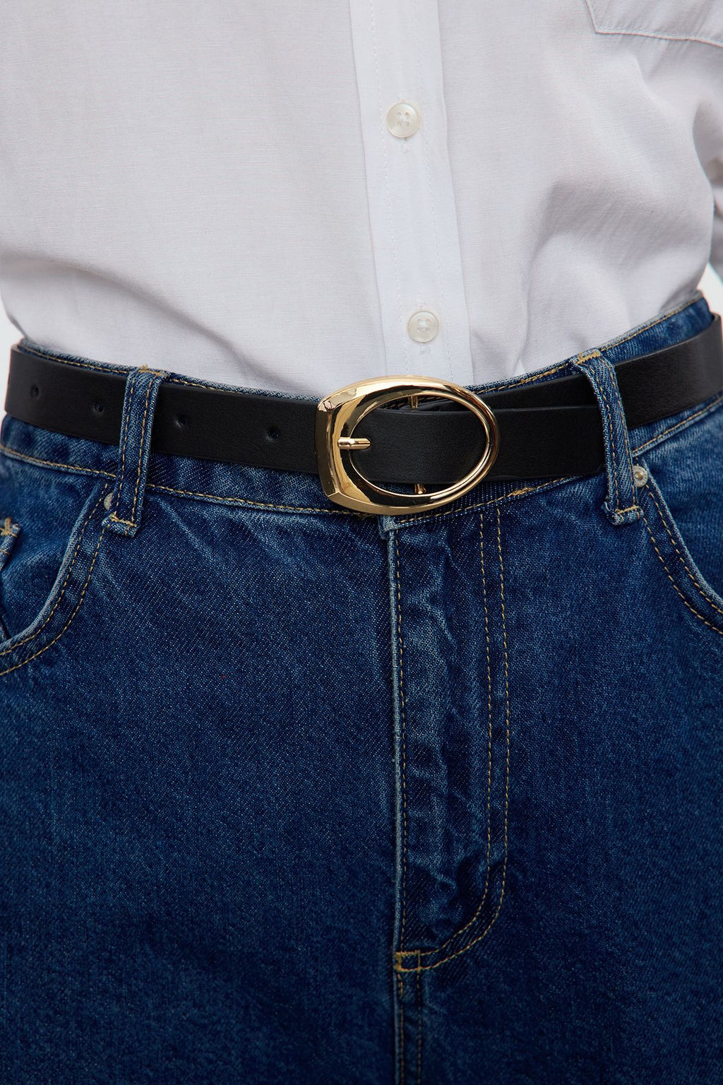 Trendyolmilla Siyah-Kahverengi Tokal? 2li Paket Deri Gorunumlu TWOAW25KE00004  фото 5