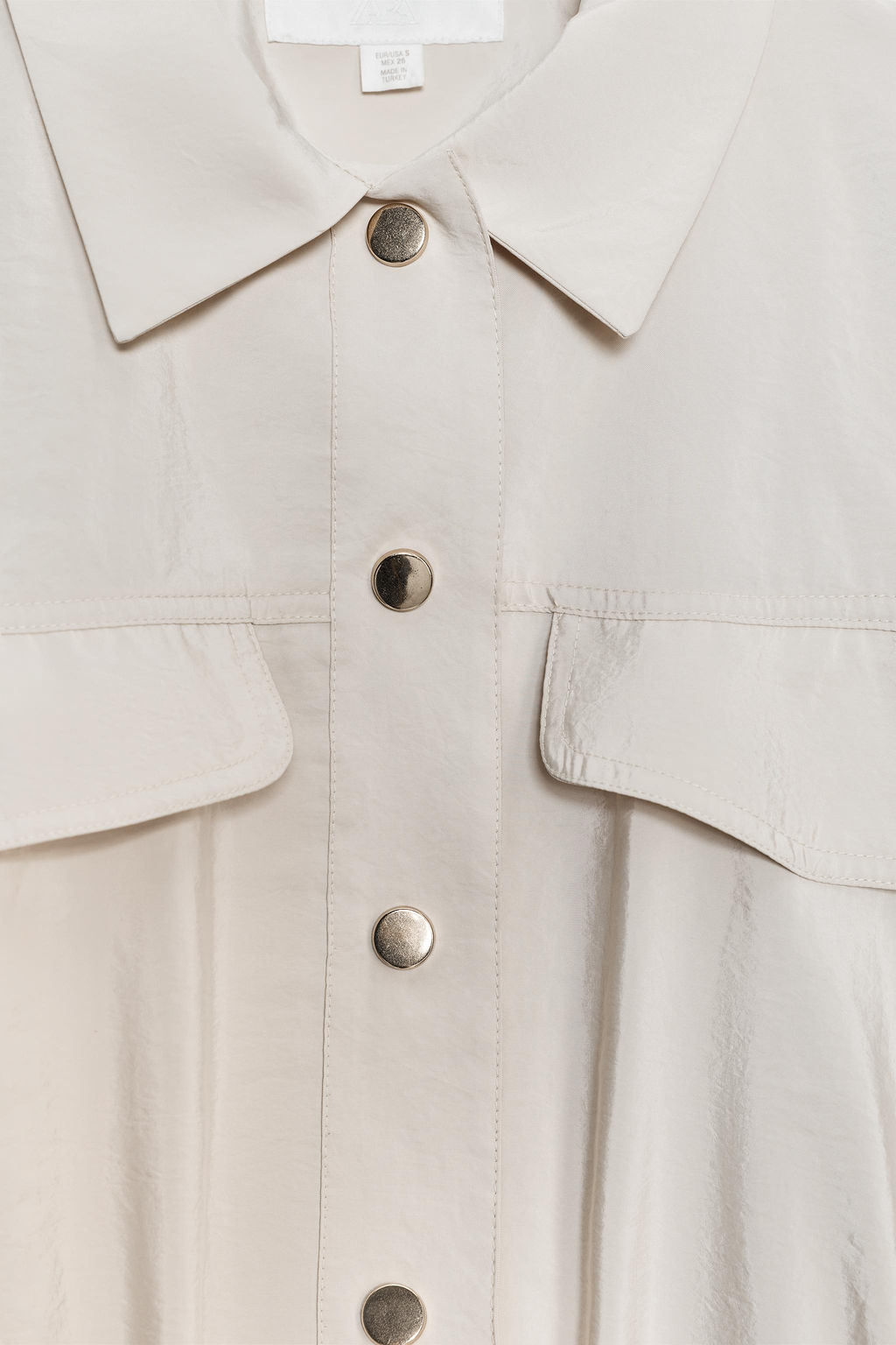 SHORT SLEEVE SAFARI SHIRT - Zara фото 18