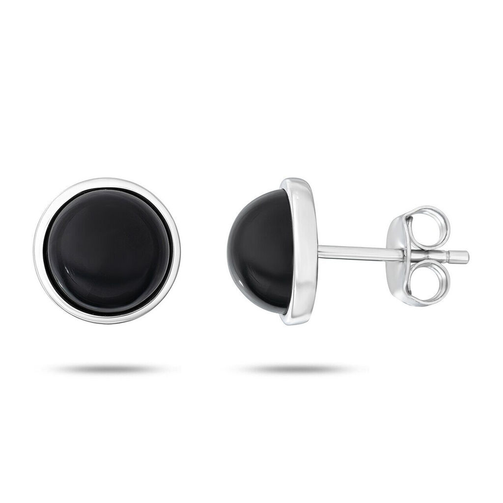 Серьги, оникс, МОВ0308