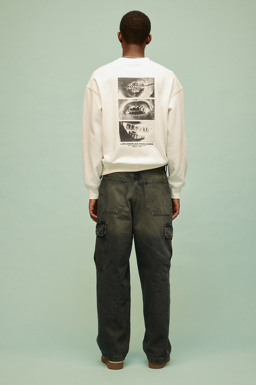 Sudadera con estampado Loose Fit - H&m фото 2