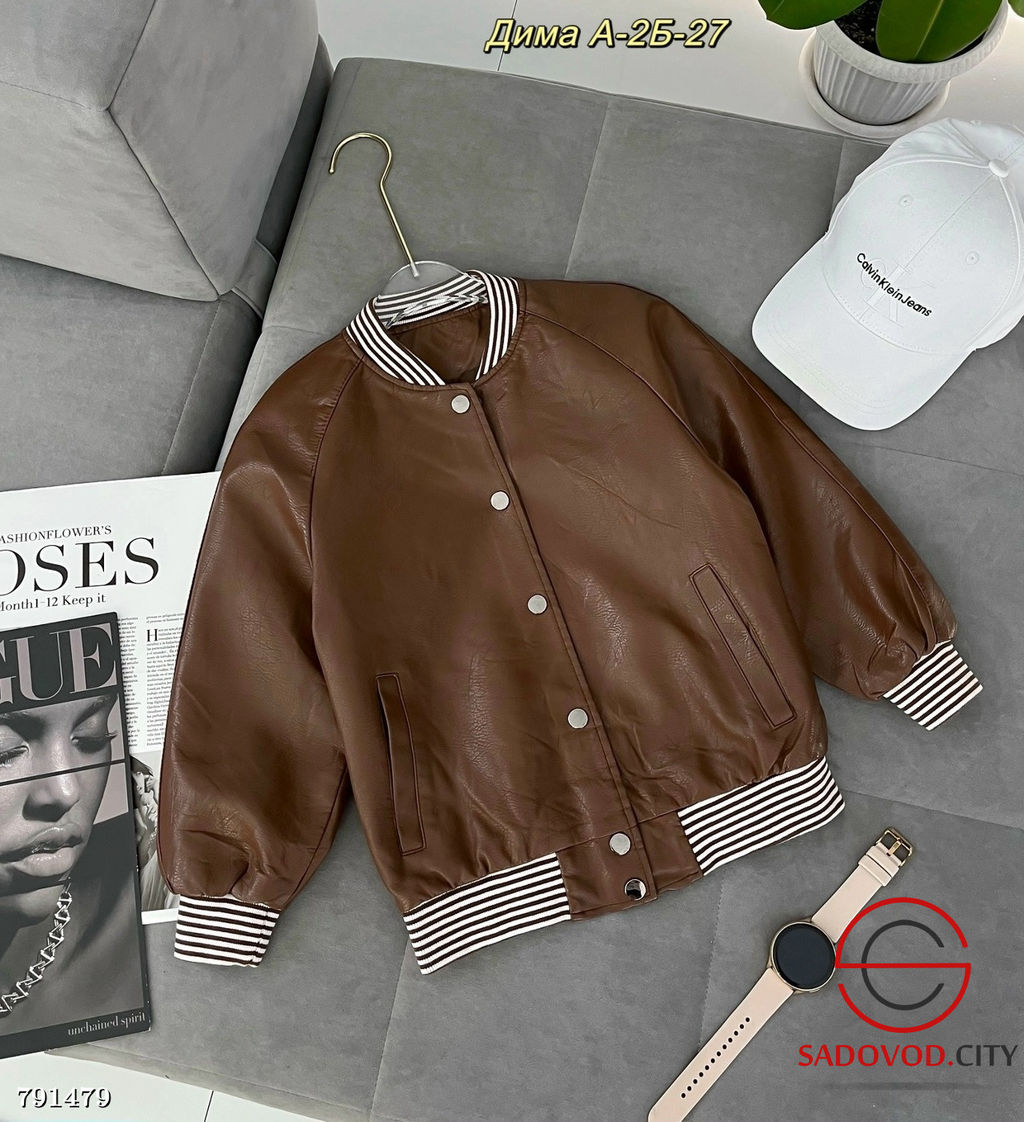 Эко кожа бомбер, разные цвета - Bruno фото 3