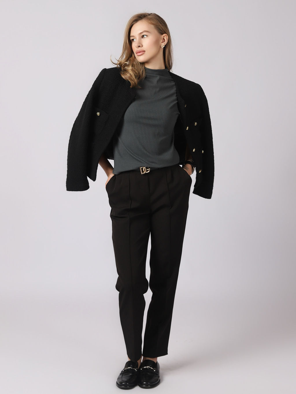 Футболка женская блузка КФ103 Графит от фабрики Спортсоло