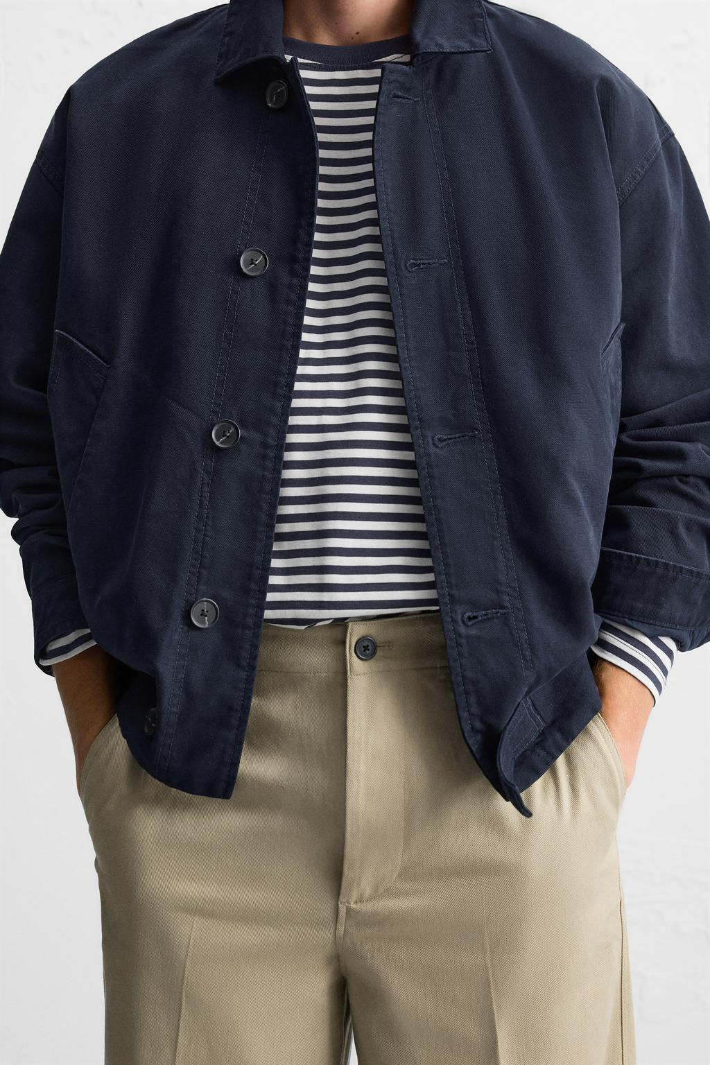 STRAIGHT-LEG ZIP TROUSERS - Zara фото 5