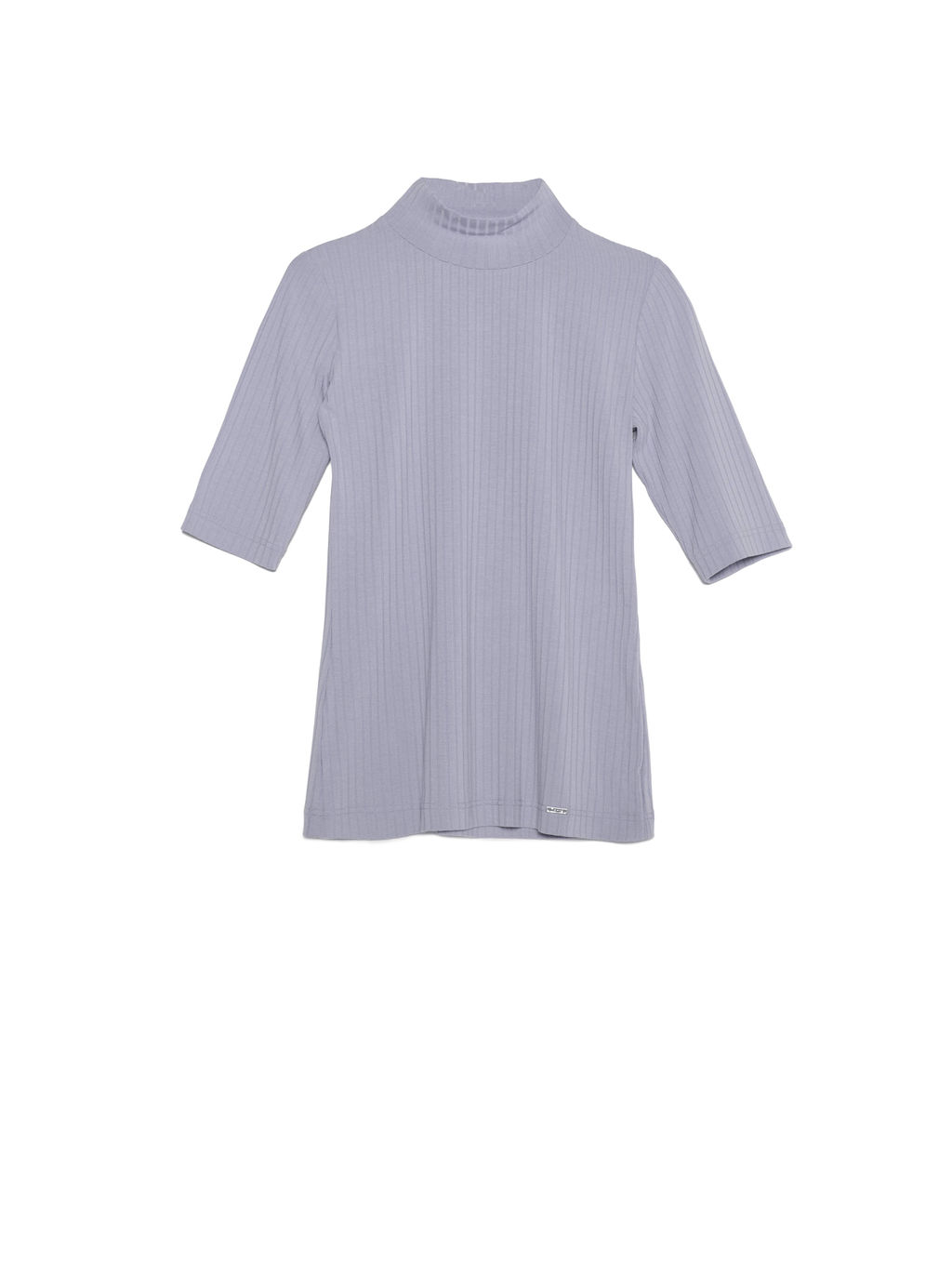 CONTE Топ в рубчик из вискозы премиального качества LD 1031 lilac grey