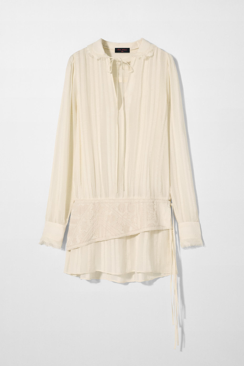 EMBROIDERED SASH DRESS KATE MOSS X ZARA