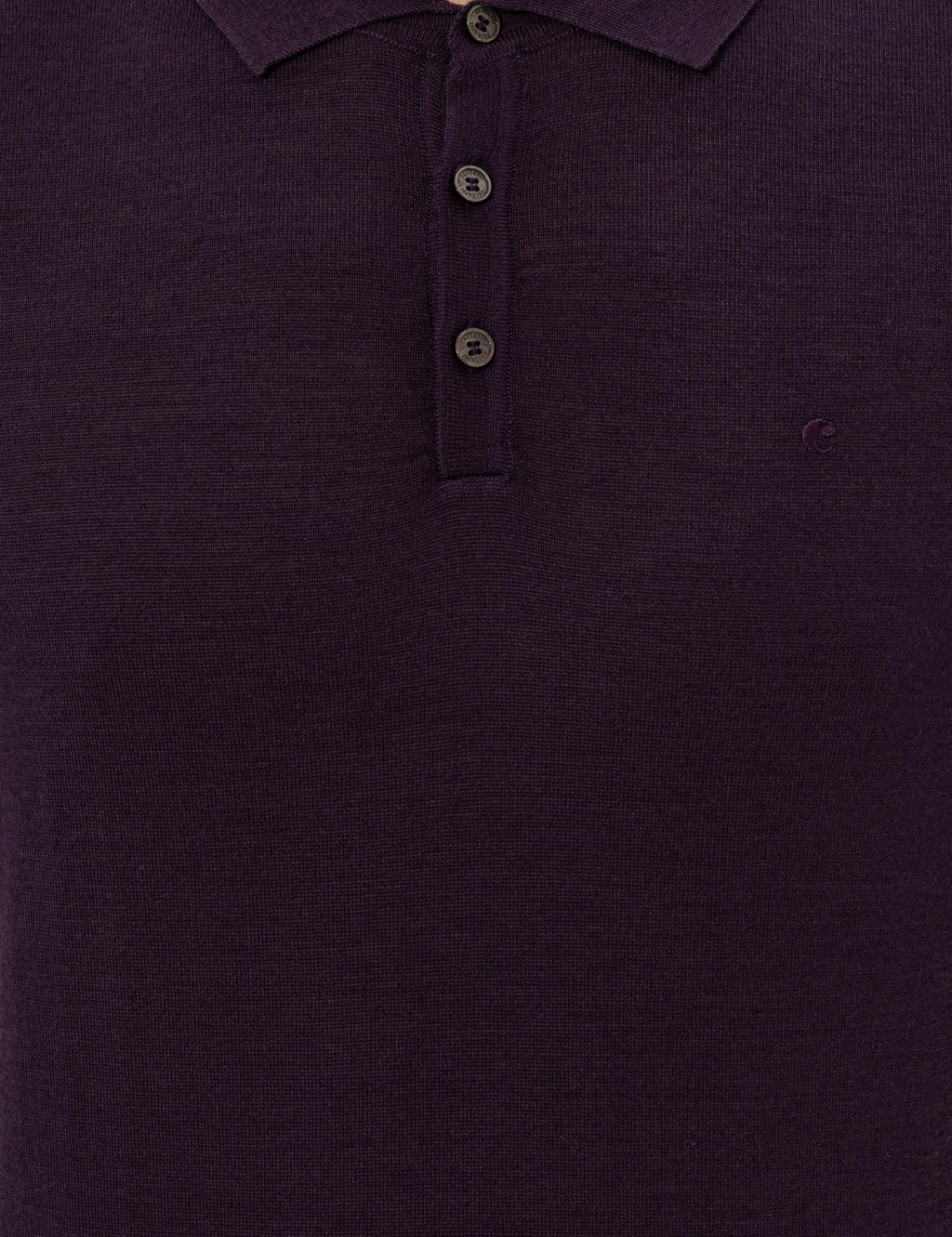 Mor Slim Fit Polo Yaka Basic Triko Kazak - Cacharel фото 6