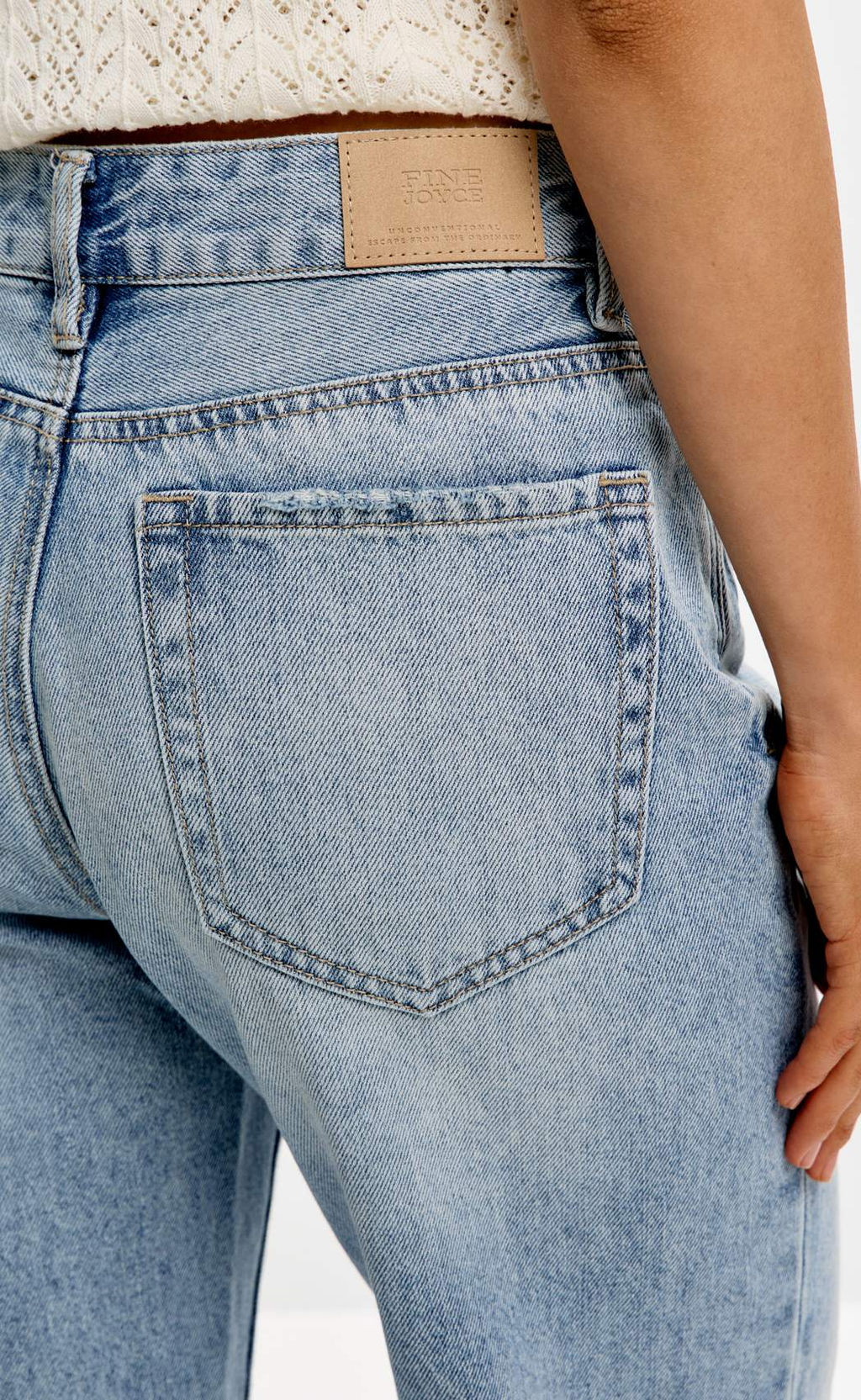 Джинсы F612-0153 l.blue