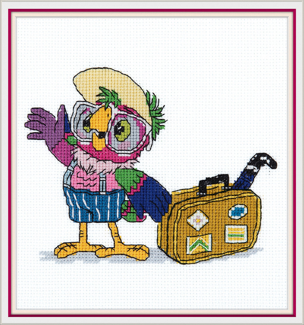 Klart набор для вышивания Союзмультфильм CMF-8-564 На Таити 13.5 х 15.5 см