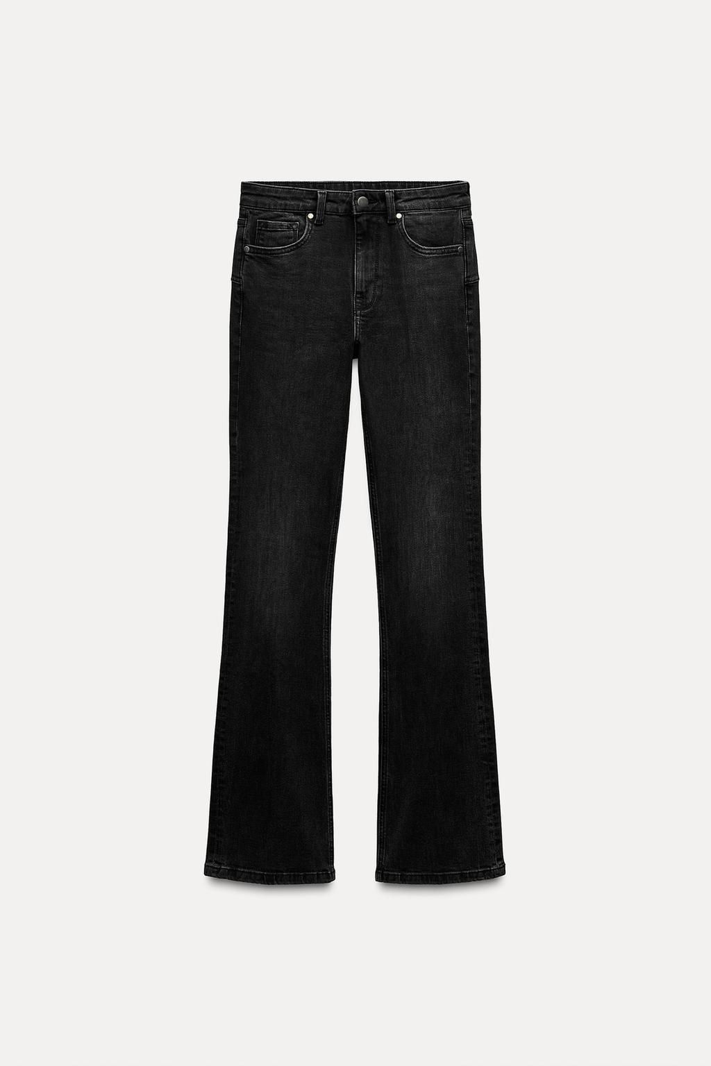 ZW COLLECTION BOOTCUT MID-RISE CONTOUR JEANS - Zara фото 7