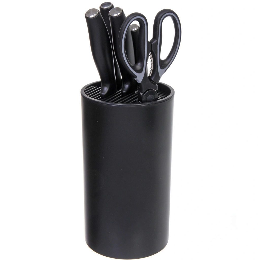 Набор ножей "SHEF" 6предметов (4ножа+ножницы+подставка)