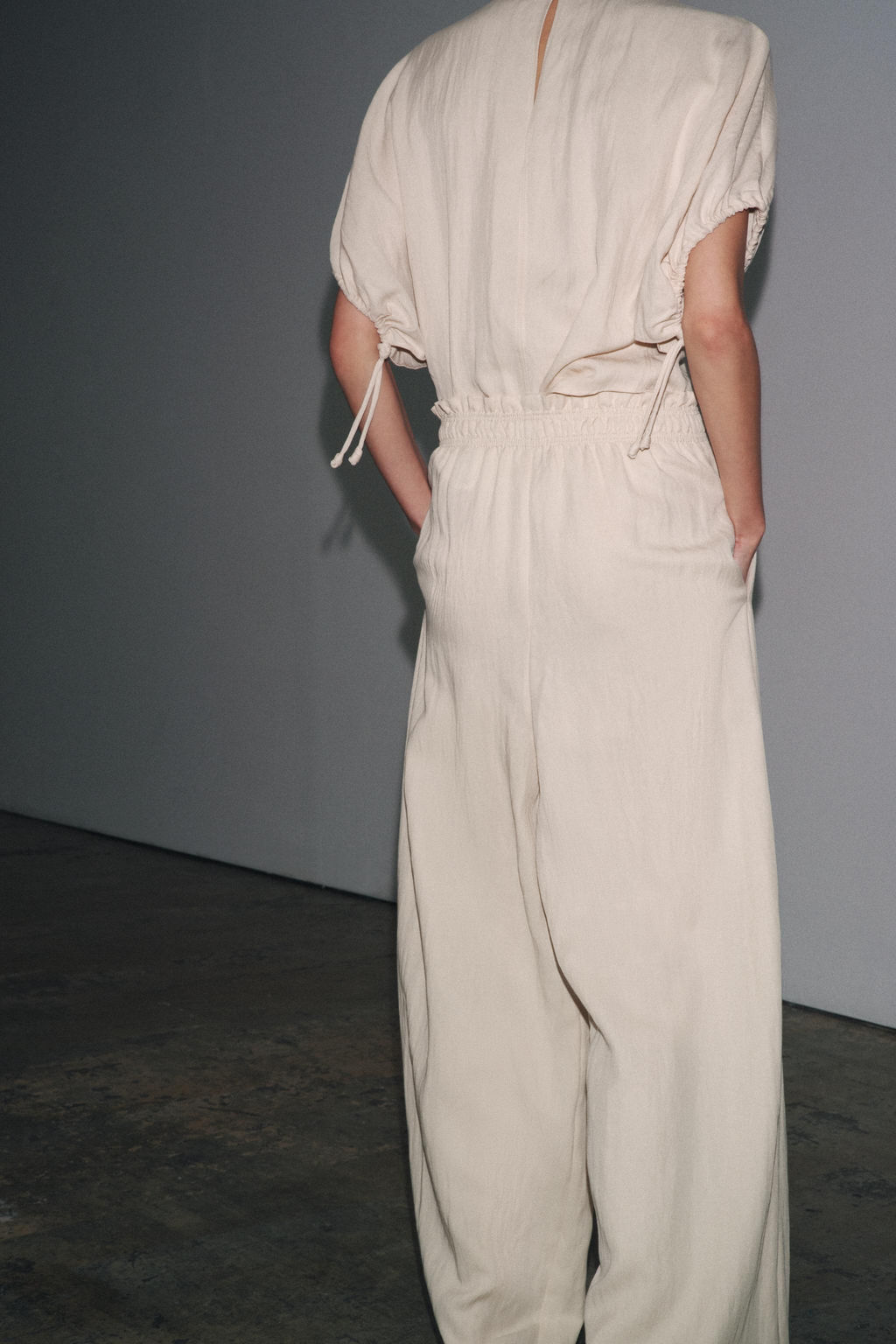 ZW COLLECTION FLOWING PYJAMA TROUSERS - Zara фото 3
