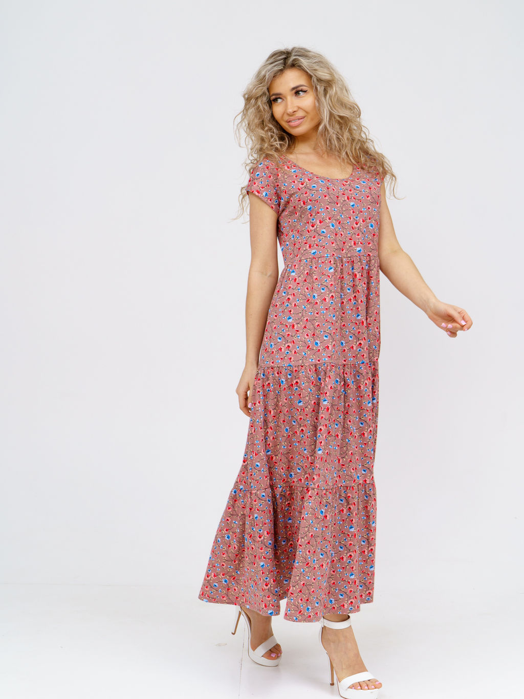 824 Платье "Коричневый"