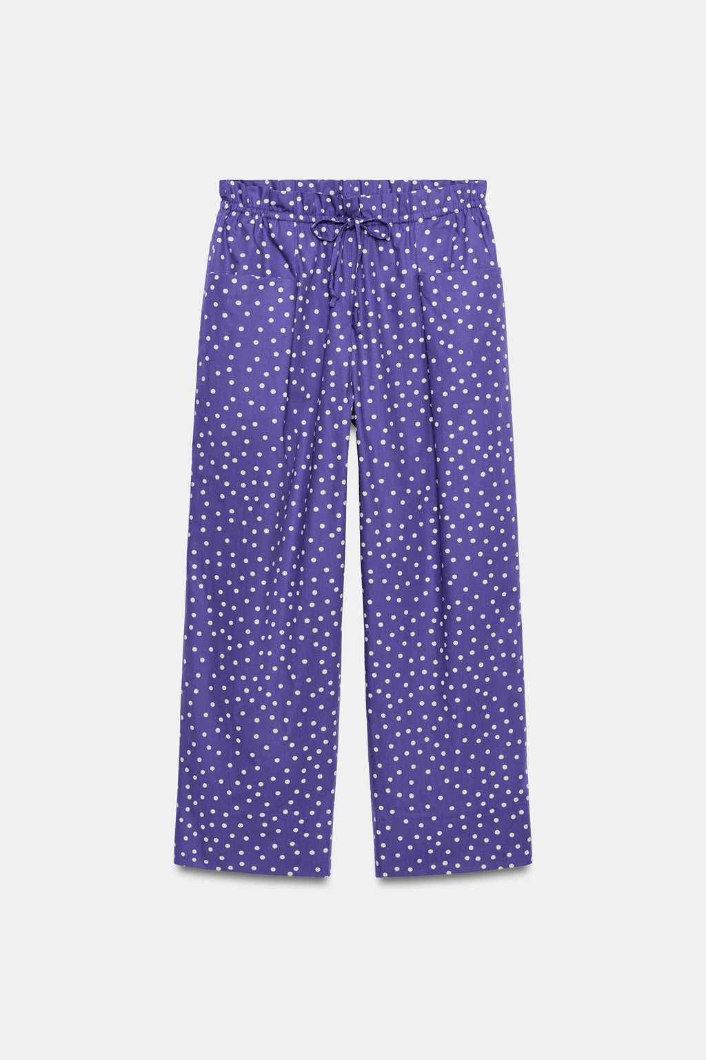 PANTAL?N ESTAMPADO LUNARES ZW COLLECTION / Morado - Zara фото 4