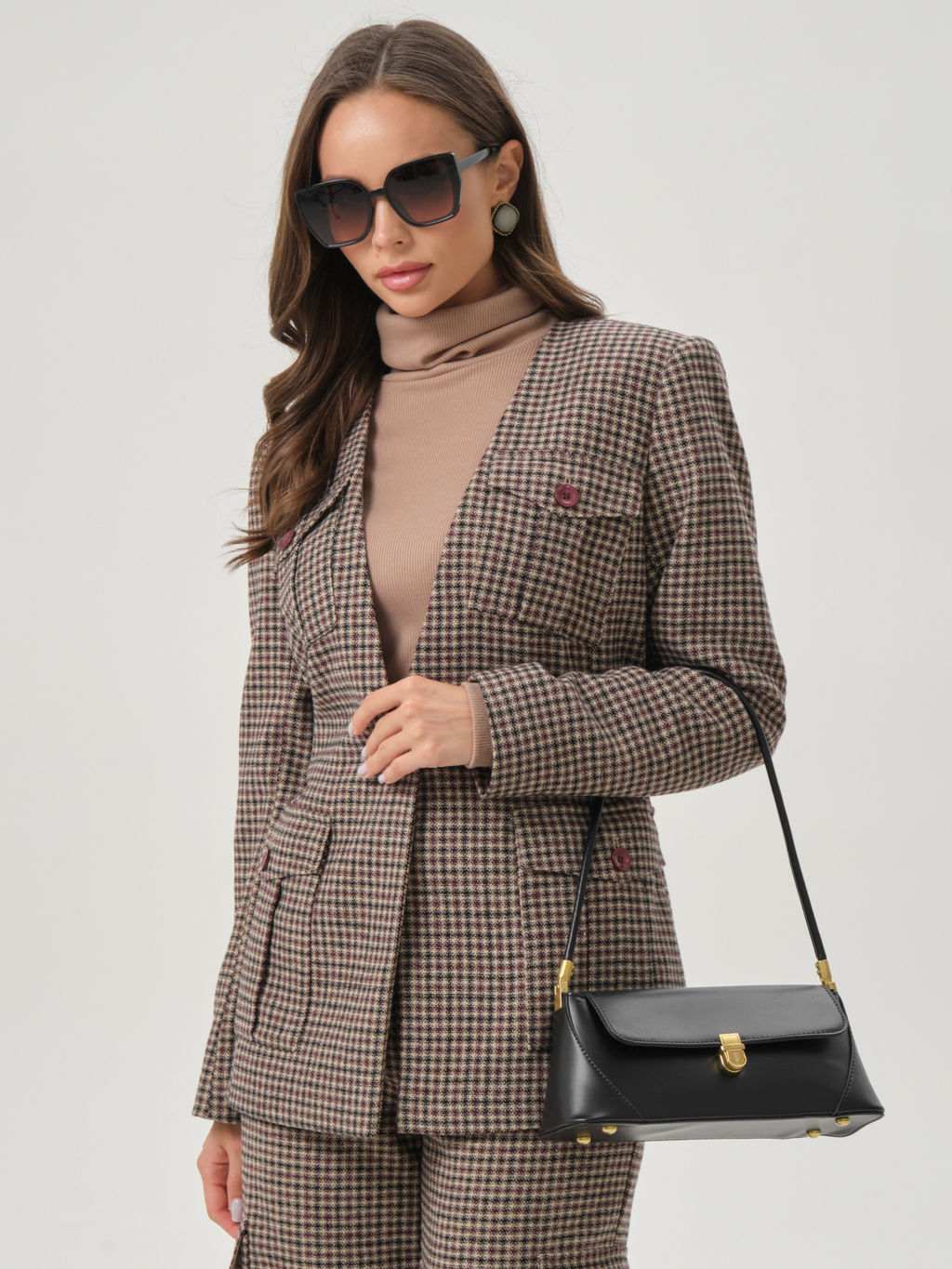 Жакет в мелкую клетку - Marchello marchellini фото 2