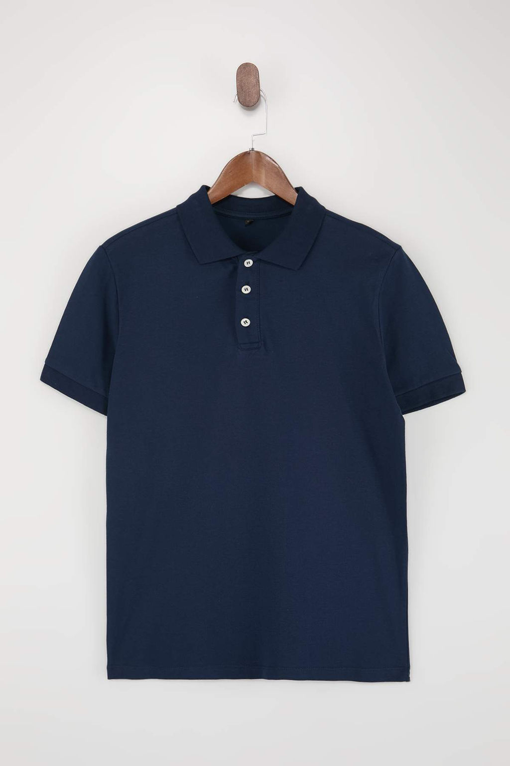 Lacivert - Mavi- Beyaz Slim/Dar Kesim 3lu Paket Polo Yaka T-shirt TMNSS25PO00047