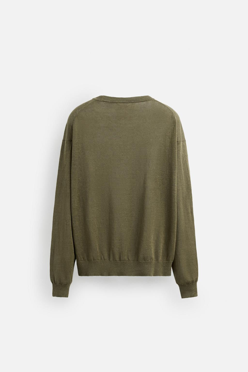 LIGHTWEIGHT 100% LINEN SWEATER - Zara фото 17