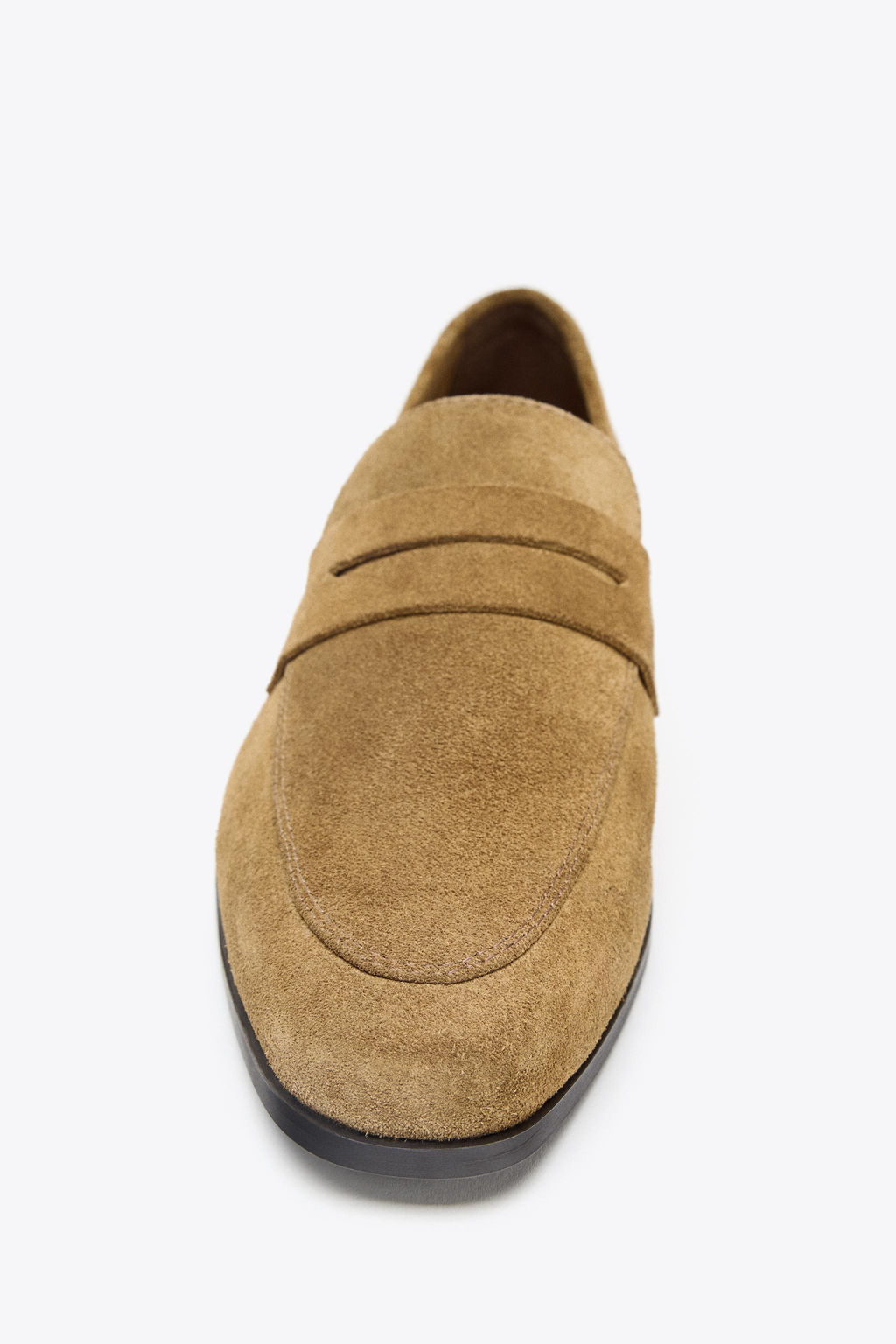 SPLIT SUEDE LOAFERS