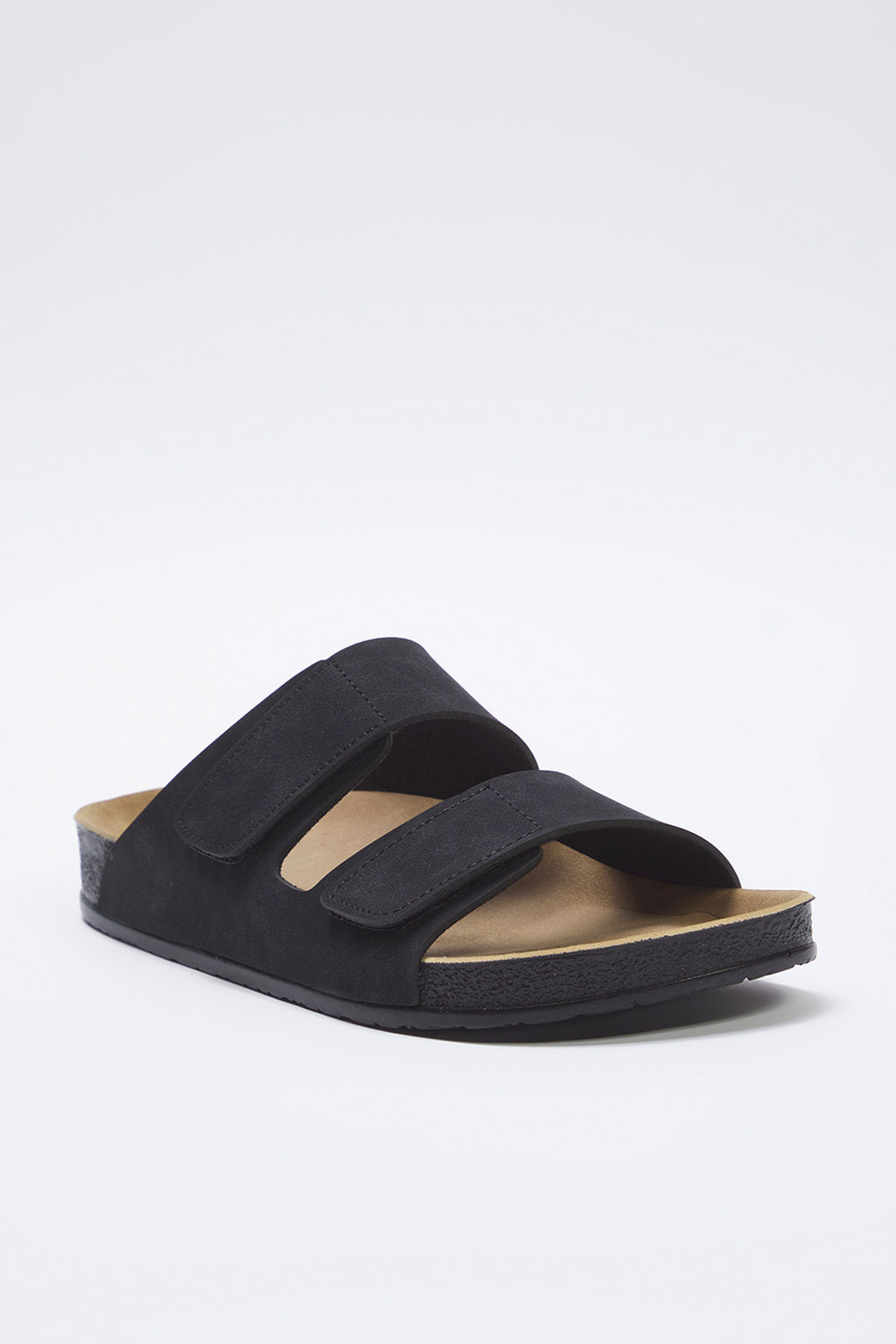 Trendyol Shoes Vizon Nubuk C?rt Bantl? Erkek Duz Taban Terlik TAKSS25TE00034 - Trendyolmilla фото 3