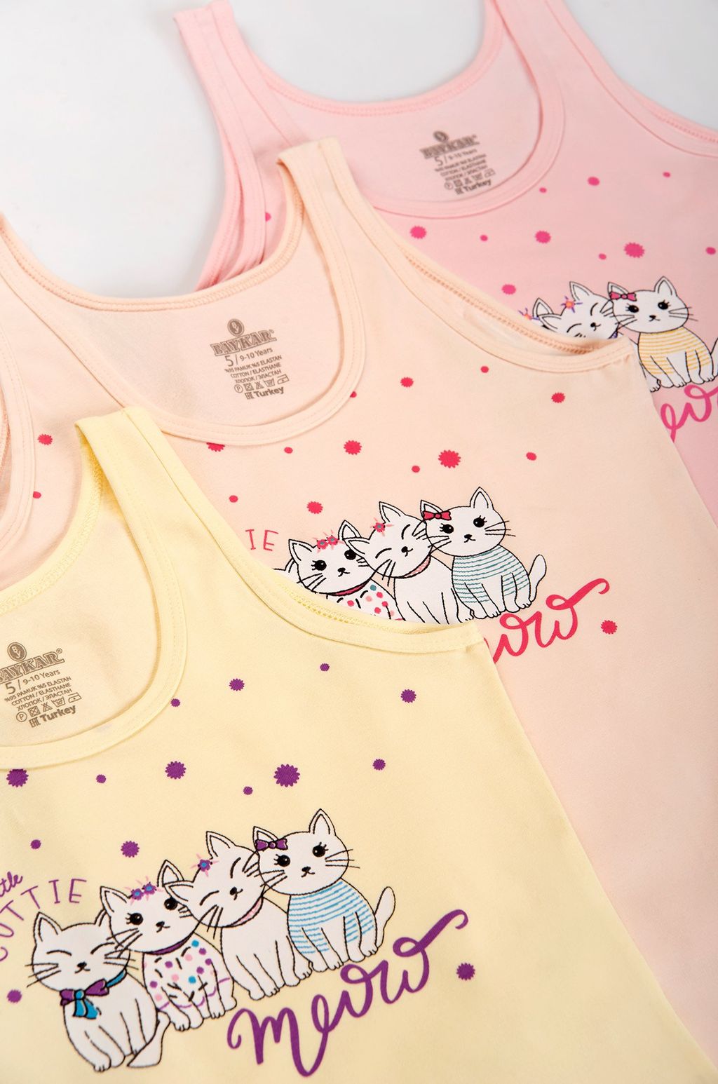 Майка для девочки 3шт. Baykar  фото 3