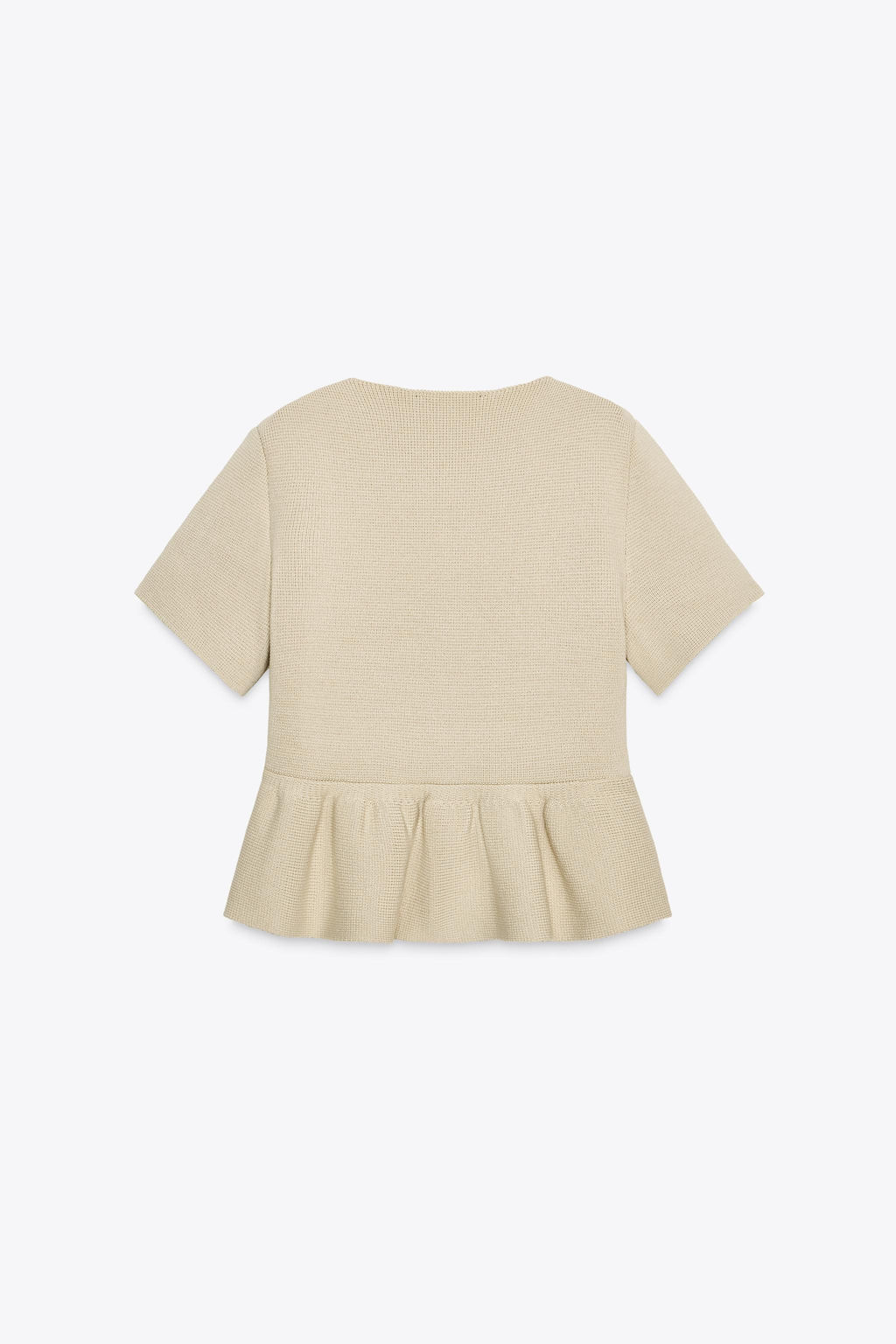SHORT SLEEVE PEPLUM CARDIGAN - Zara фото 6
