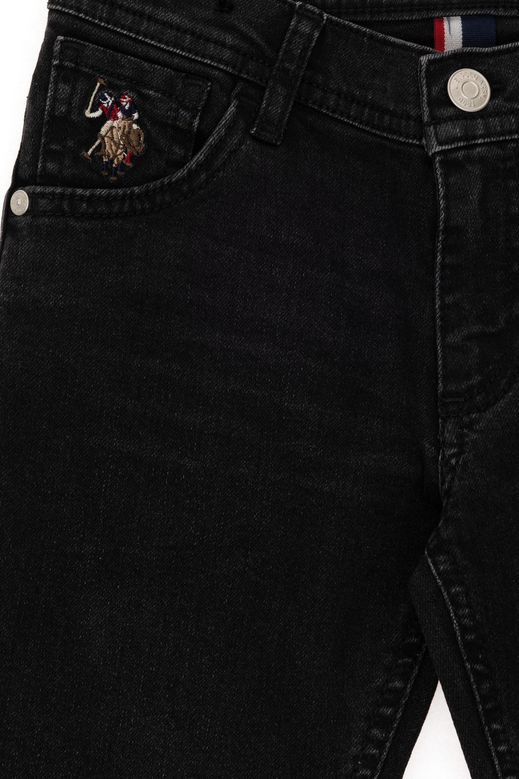 Черные джинсовые брюки для мальчика - U.s. polo assn фото 6