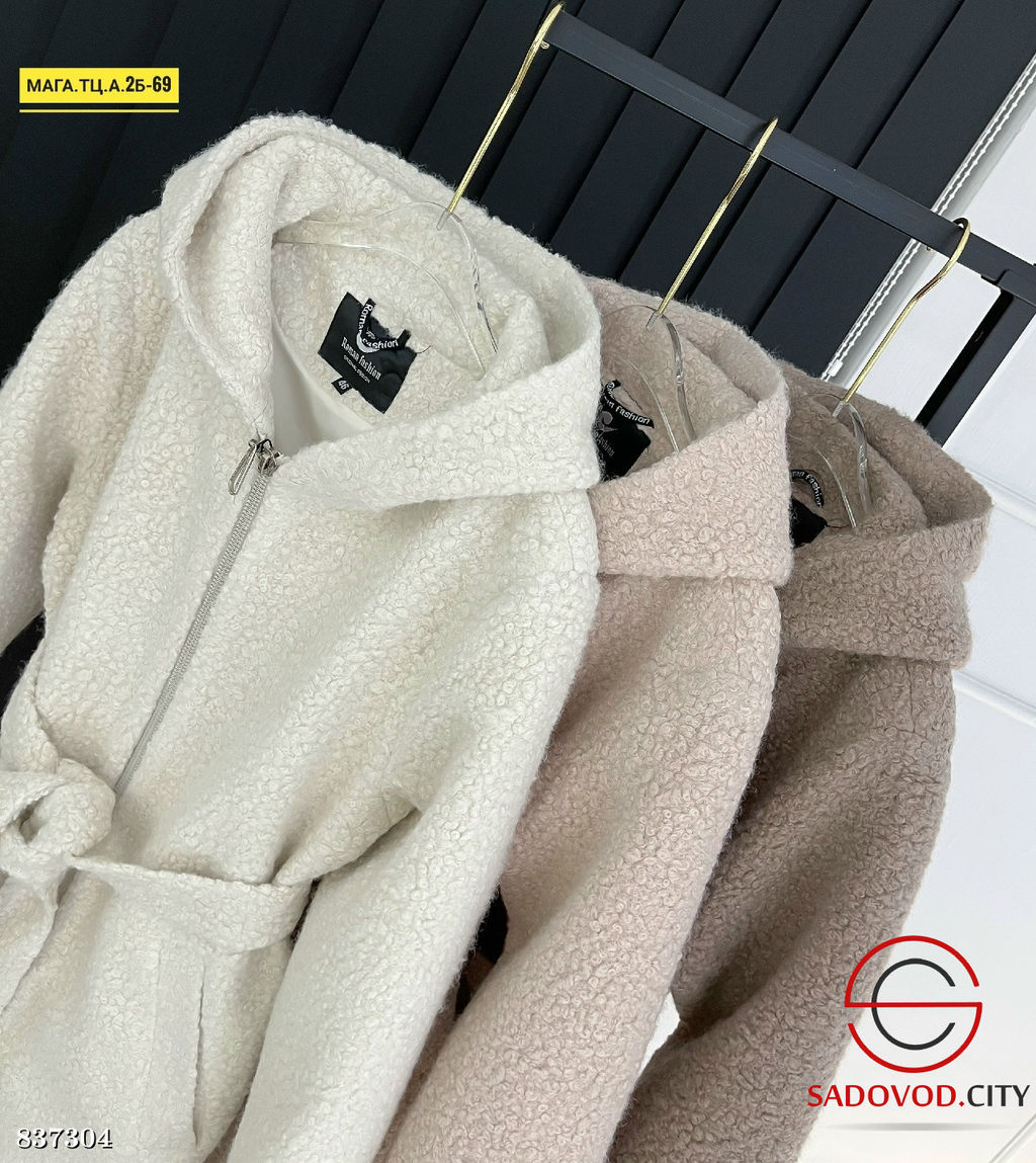 Пальто женское с капюшоном - Bruno фото 4