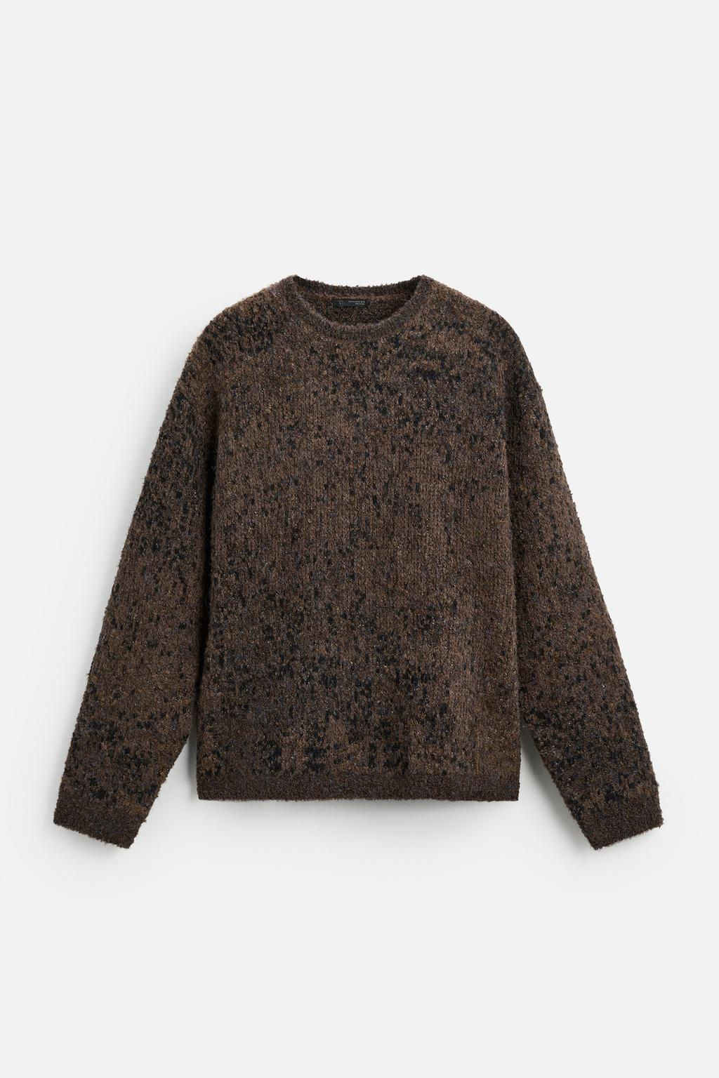 PIXELATED JACQUARD SWEATER - Zara фото 7
